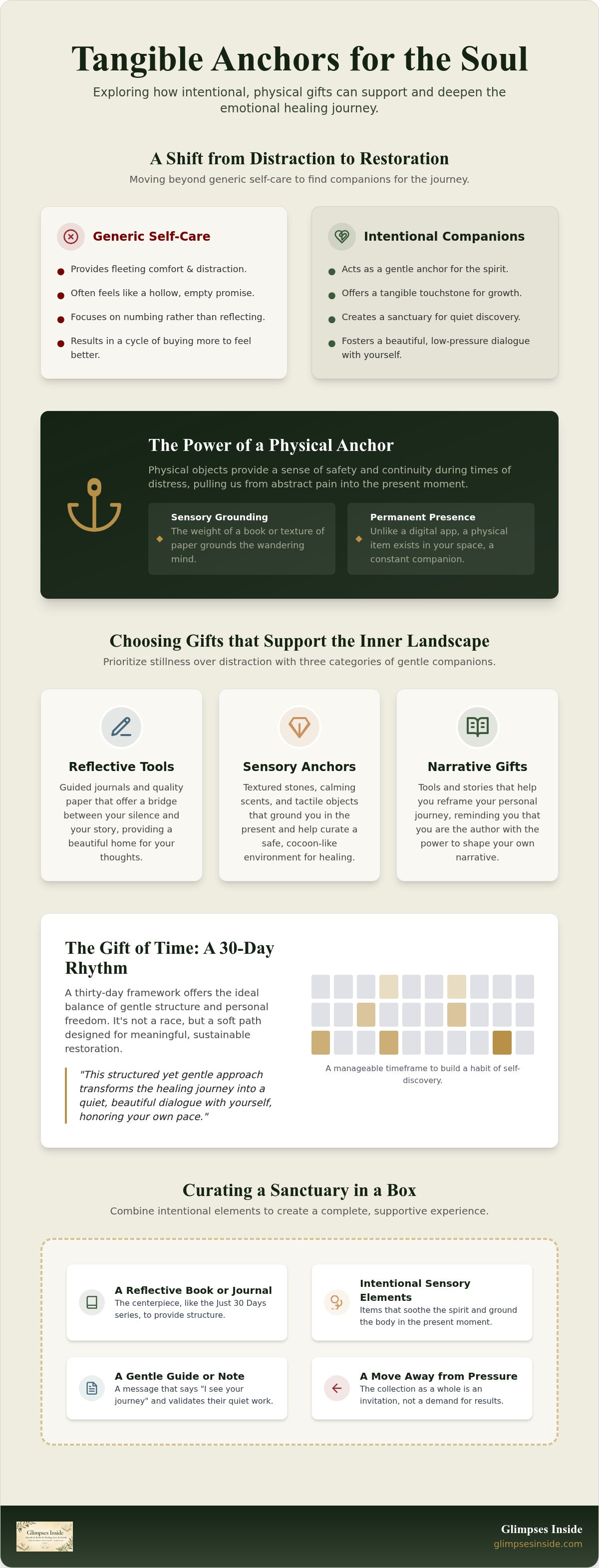 Gifts for emotional healing
