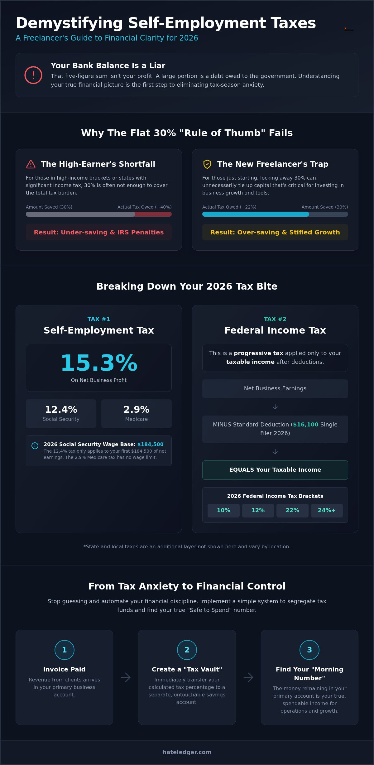 How much should I set aside for taxes self-employed 2026
