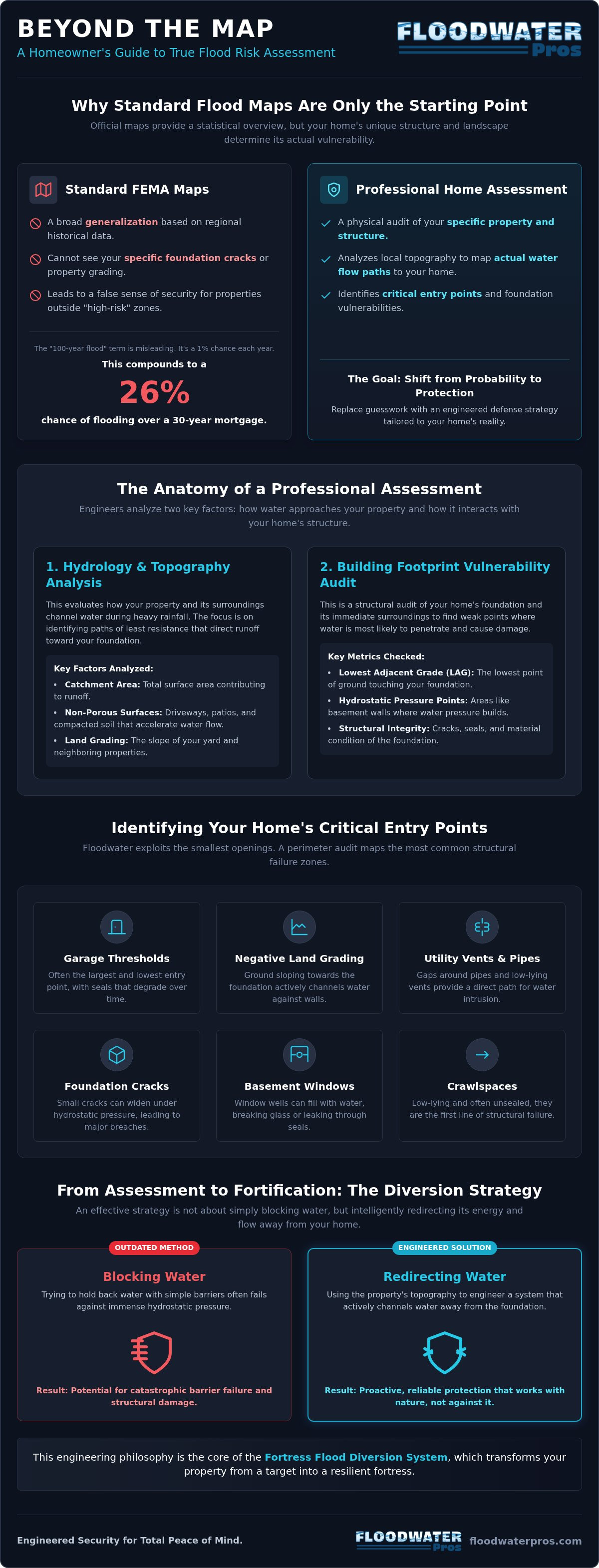Home flood risk assessment
