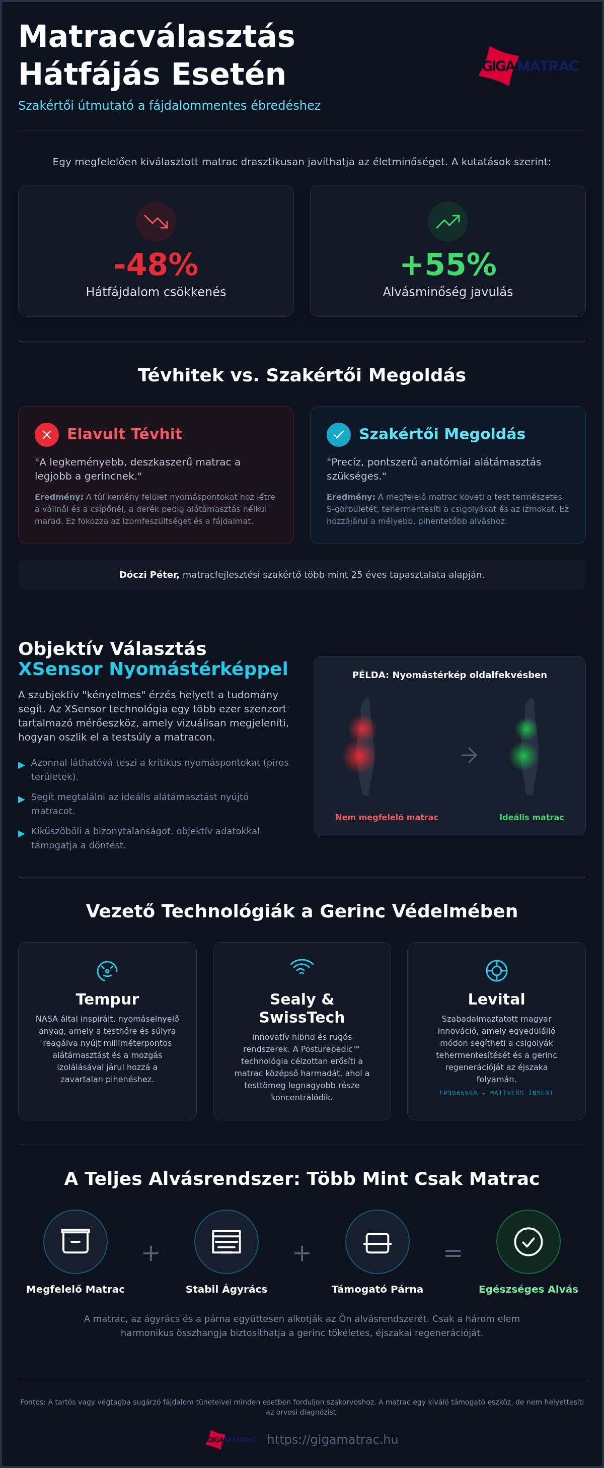 , Tempur, sealy, swisstech, levital, gerincfájdalom, gerincsérv- kényelmes matrac - a világ legnagyobb matracgyártója