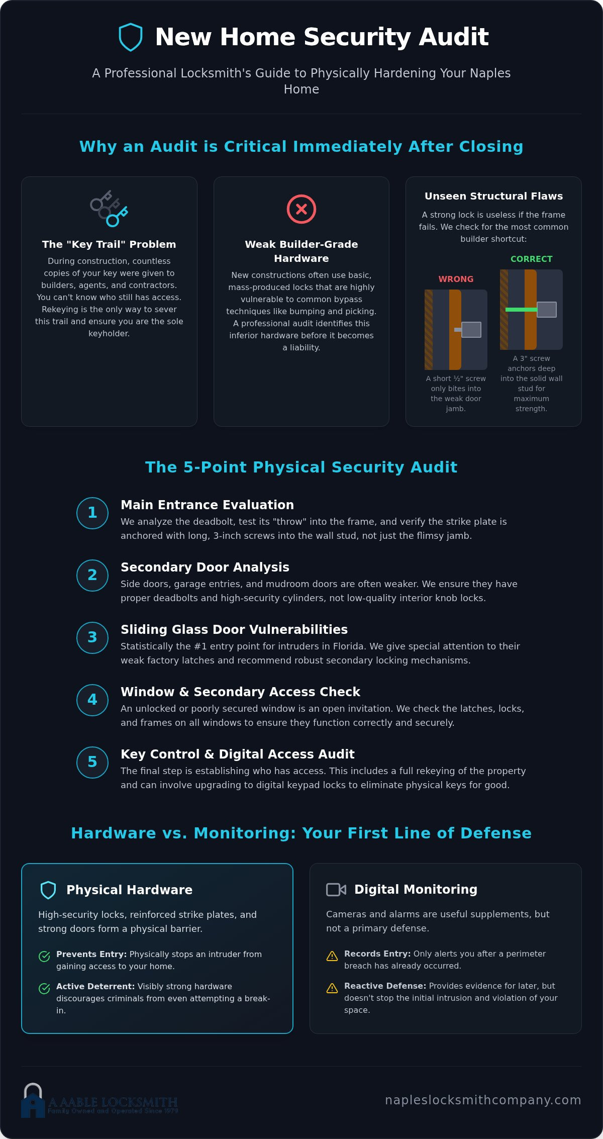 New home security audit Naples