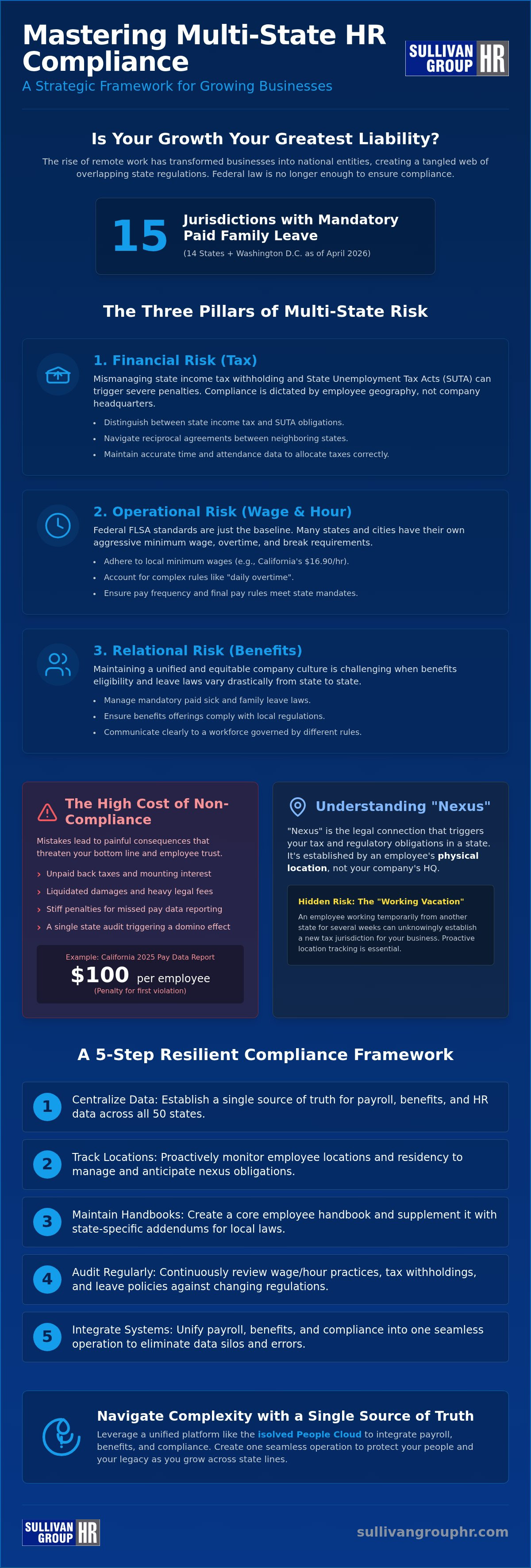 Multi-state employer compliance challenges