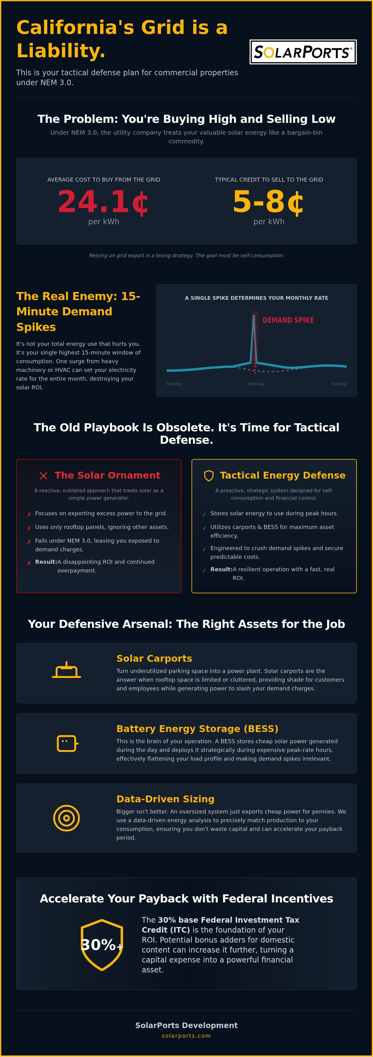 Solar for commercial buildings California