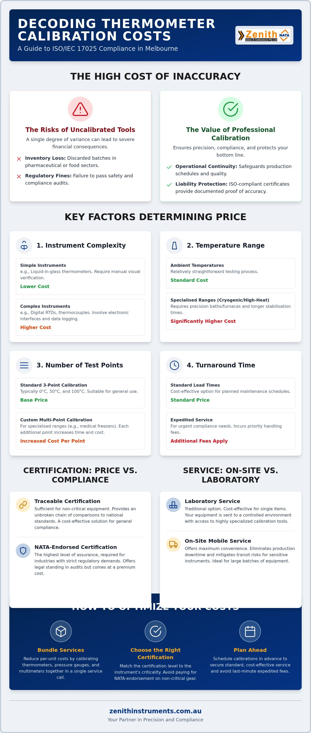 Thermometer calibration price melbourne