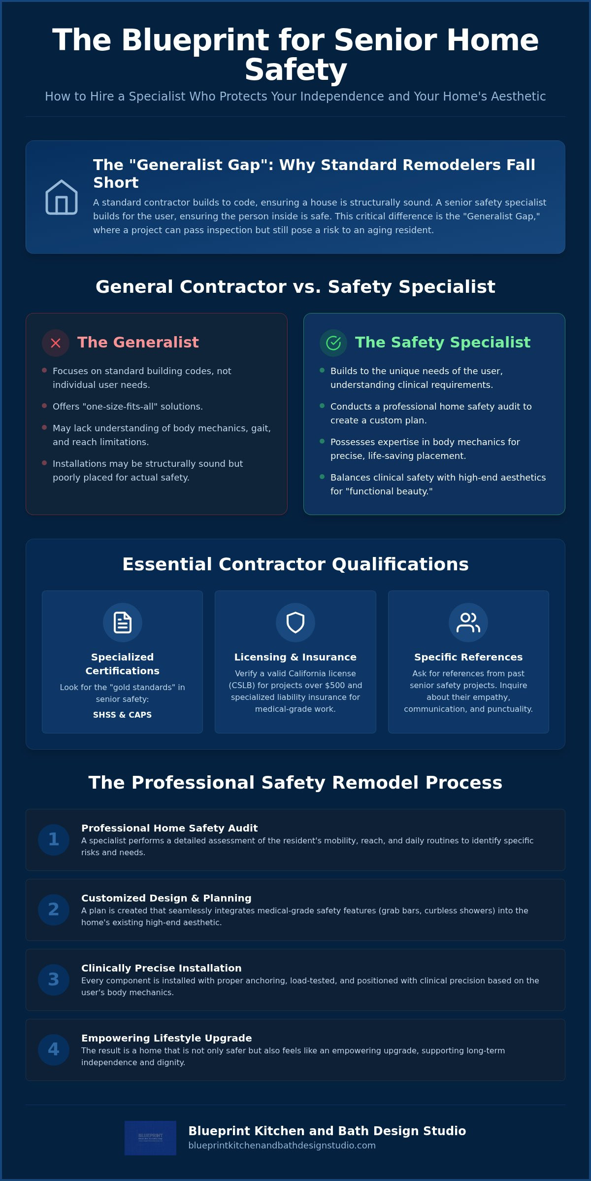 Finding a contractor for senior home safety
