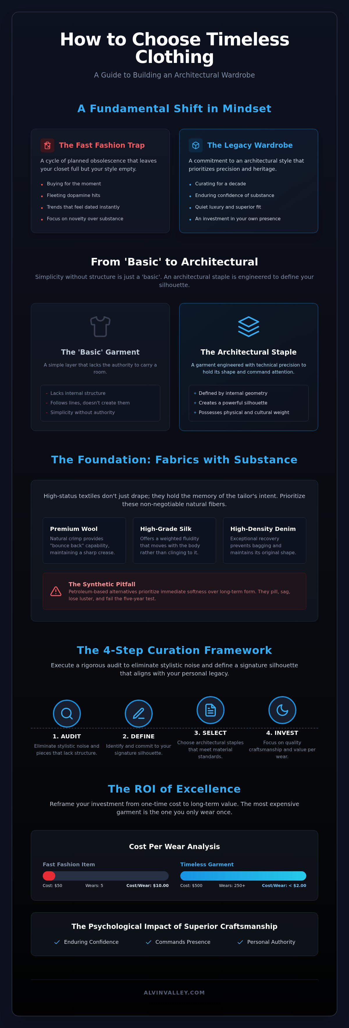 How to choose timeless clothing