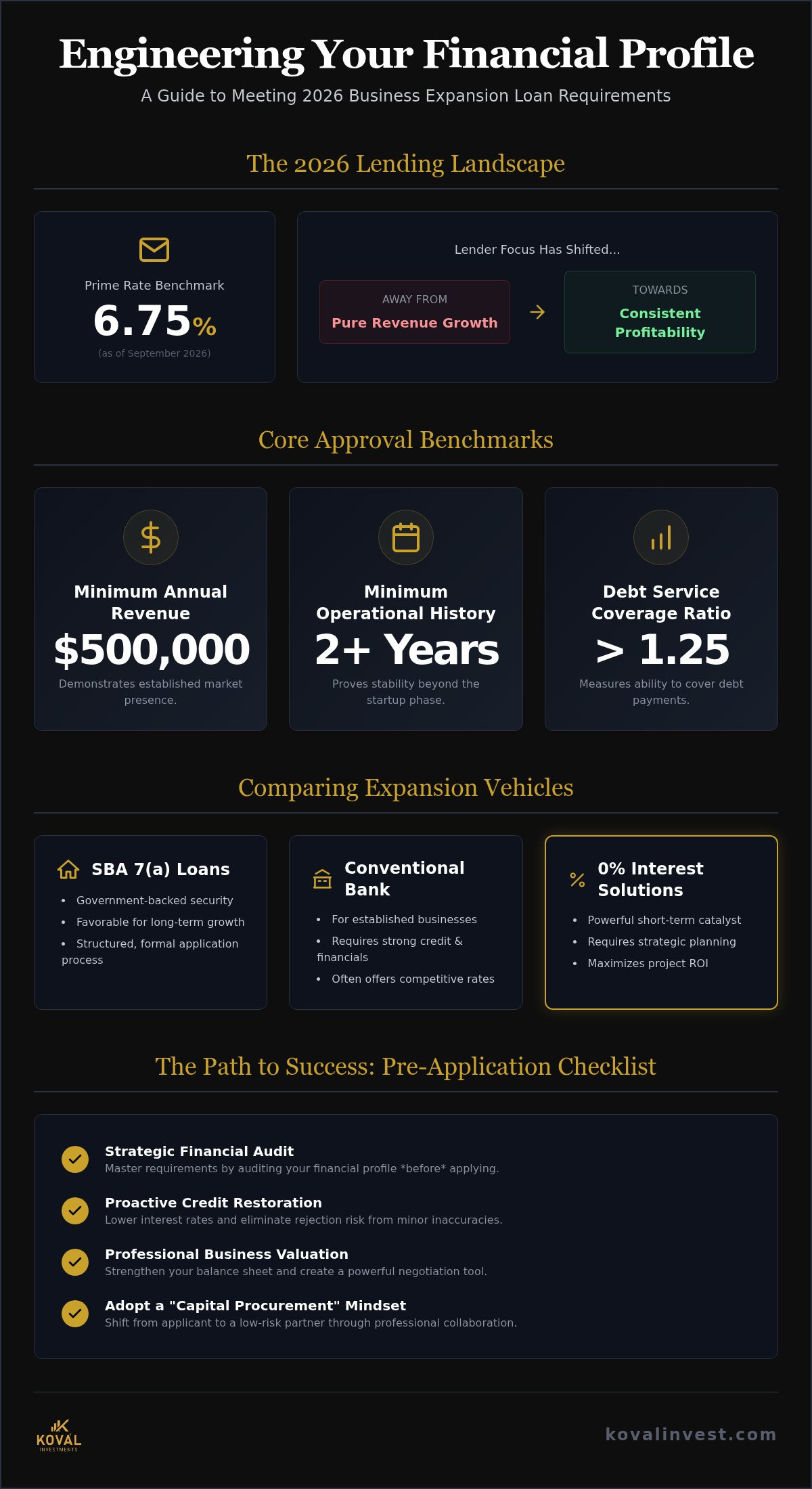Business expansion loan requirements