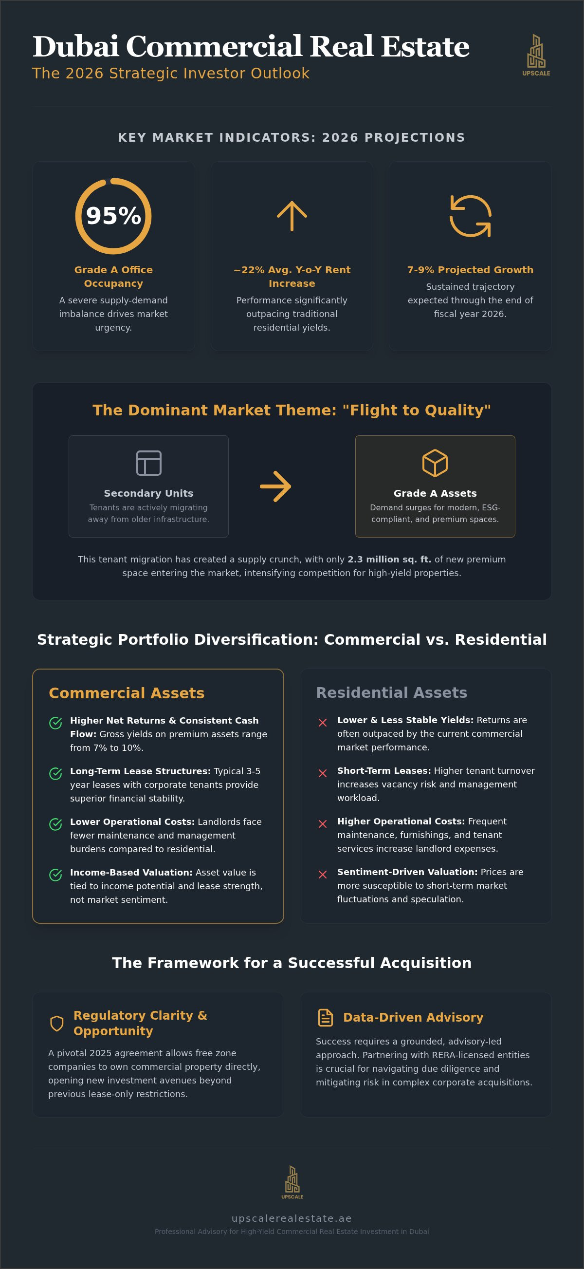 Commercial real estate investment Dubai