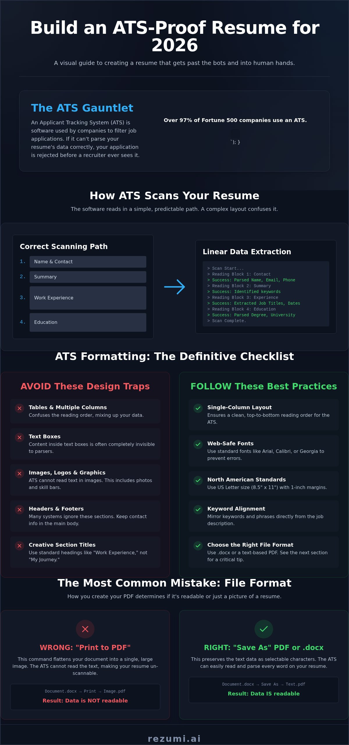 Free ats resume templates
