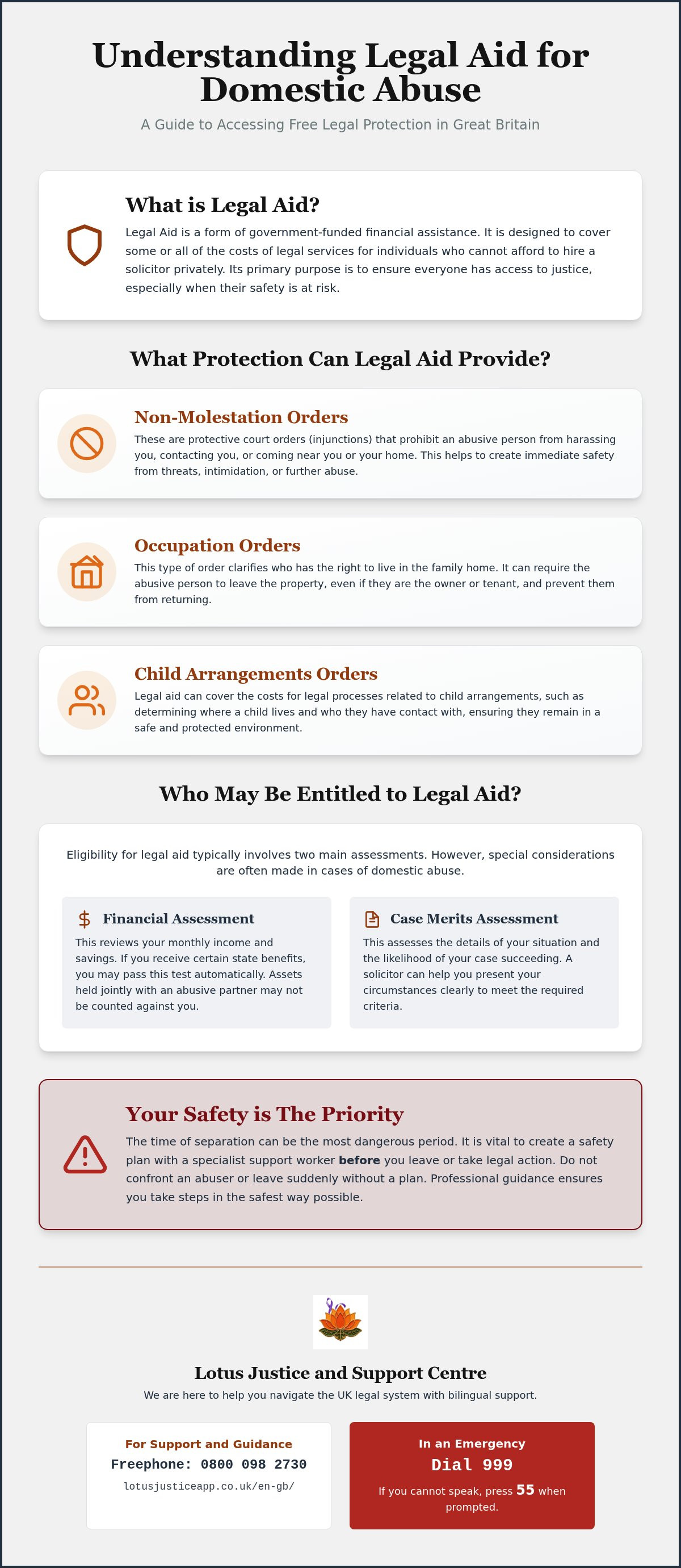 Legal aid UK domestic abuse who is entitled