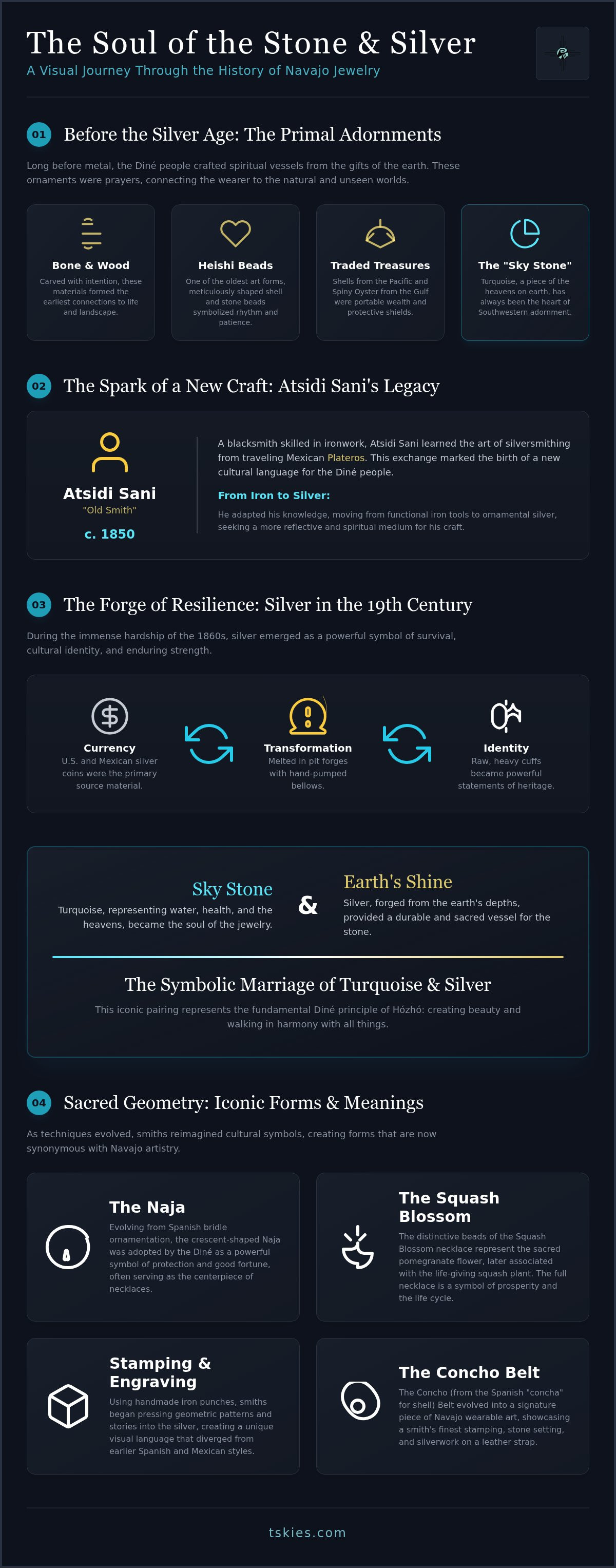 History of Navajo jewelry