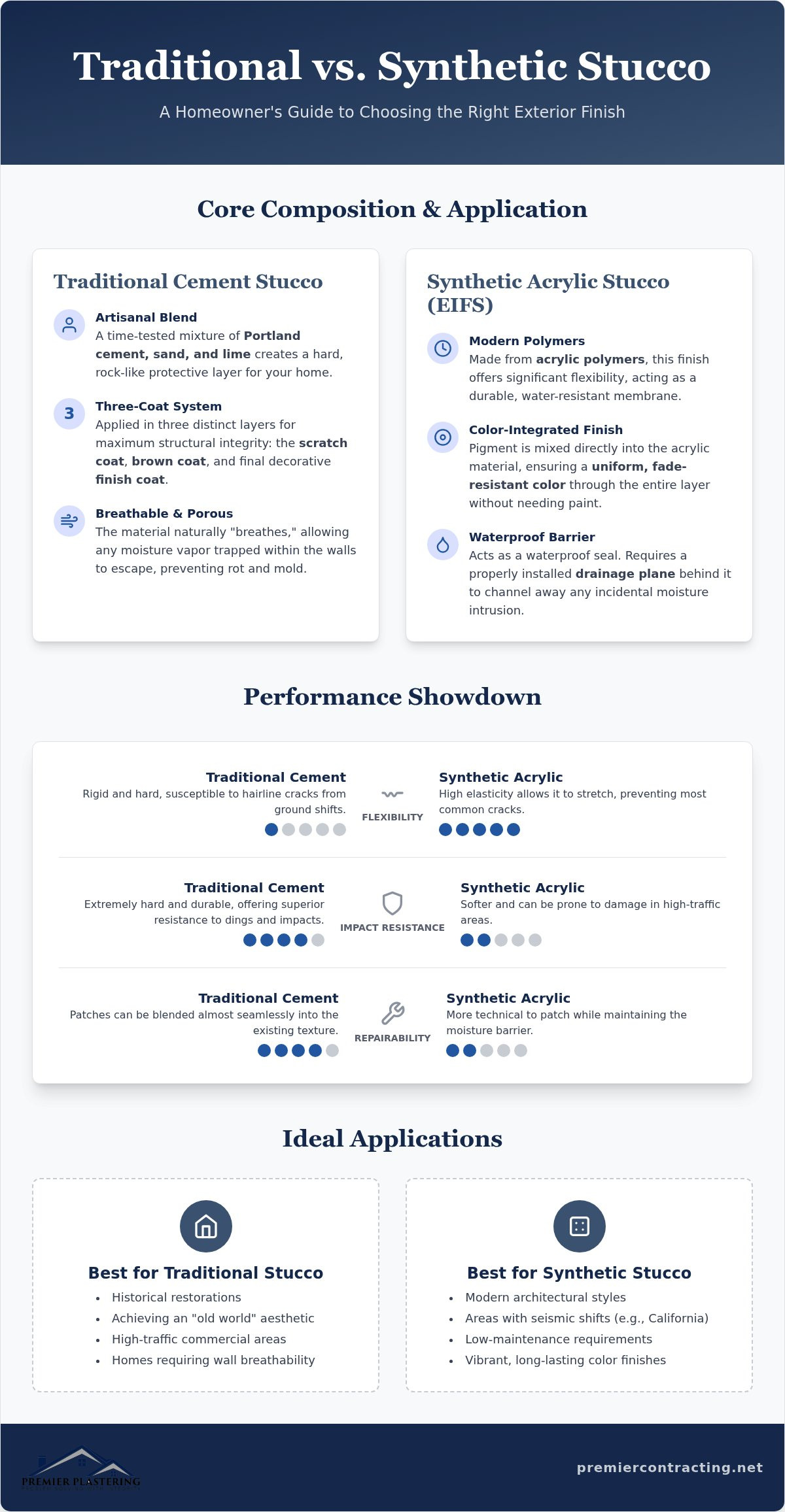 Stucco finish types