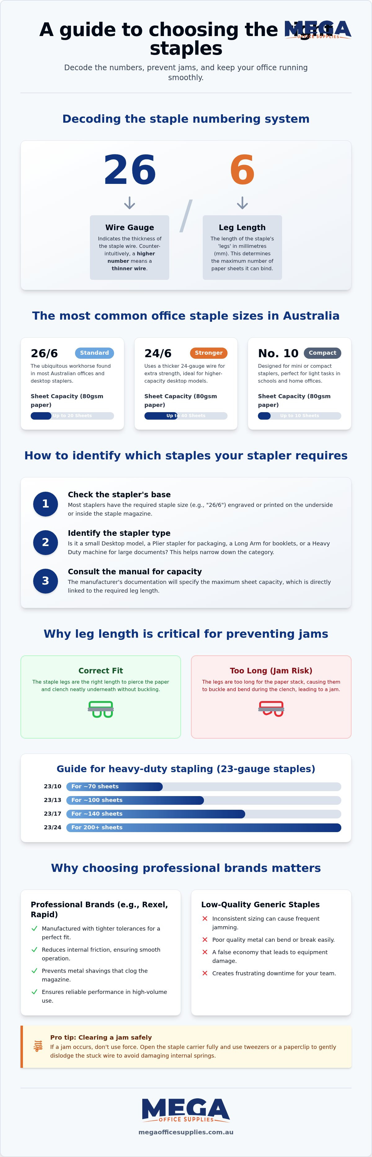 What staples fit my stapler