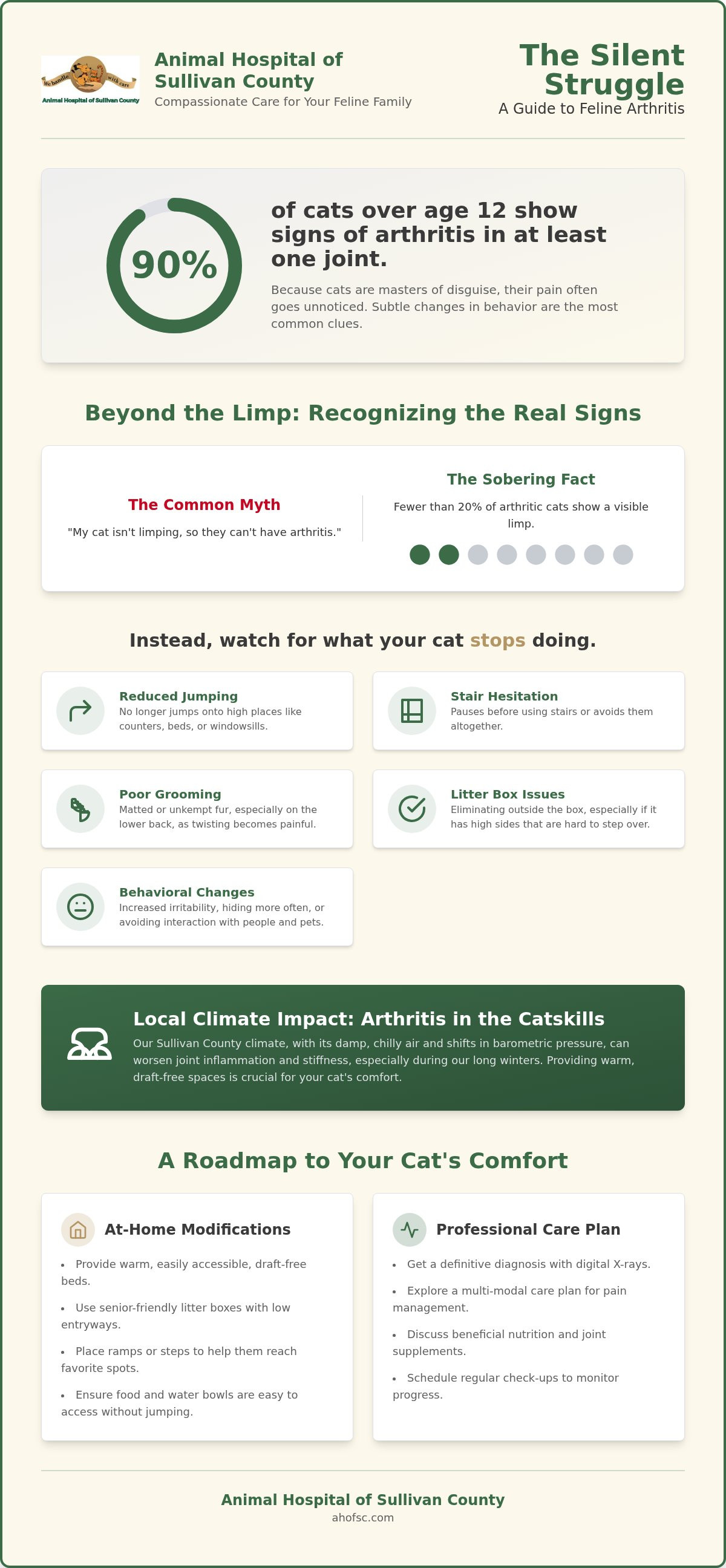 Signs of arthritis in cats Sullivan County