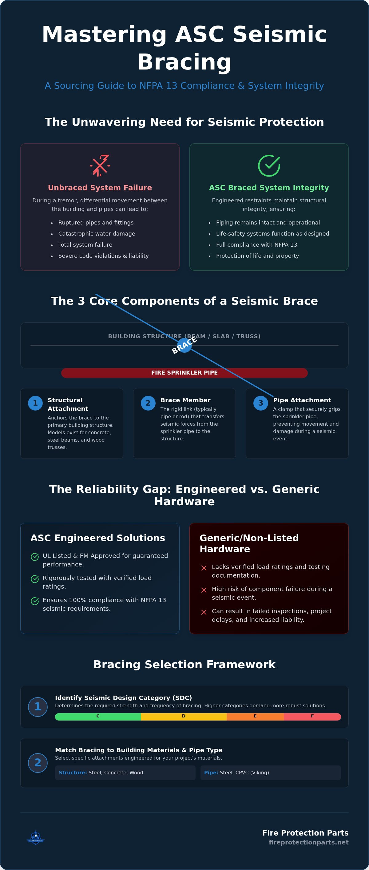 ASC seismic bracing