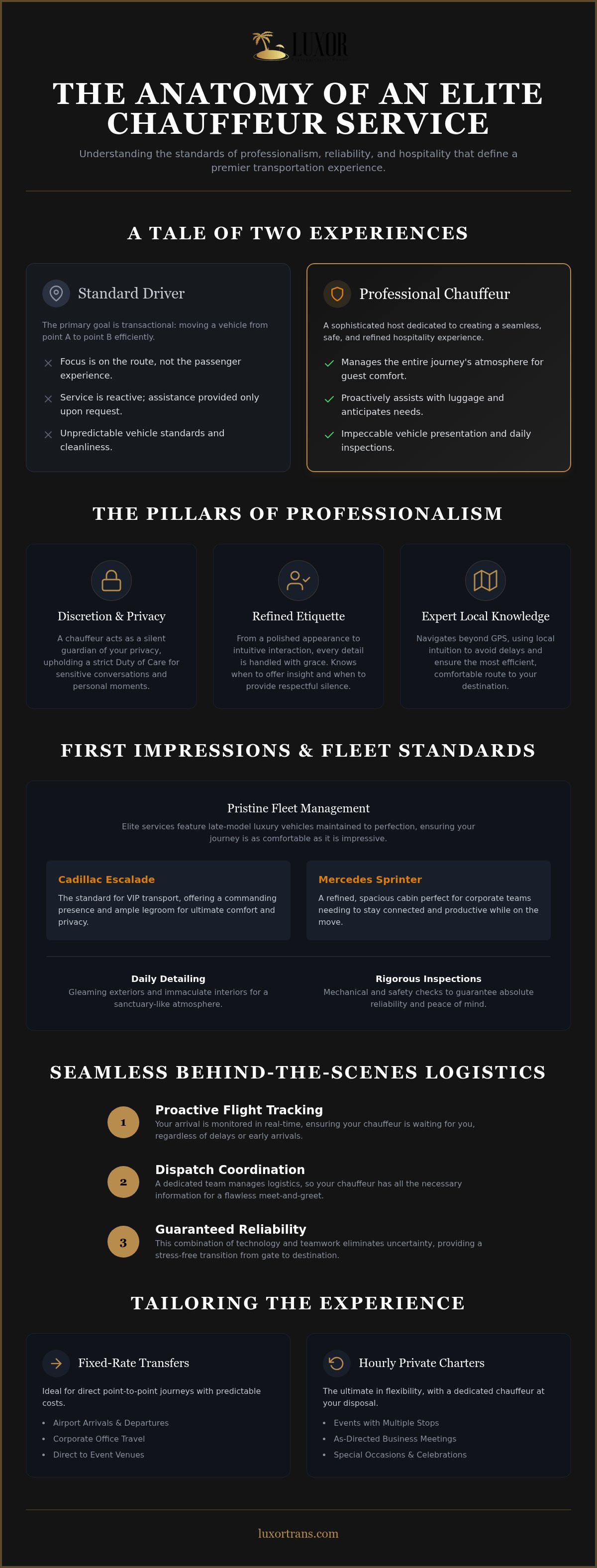What to expect from a private chauffeur service
