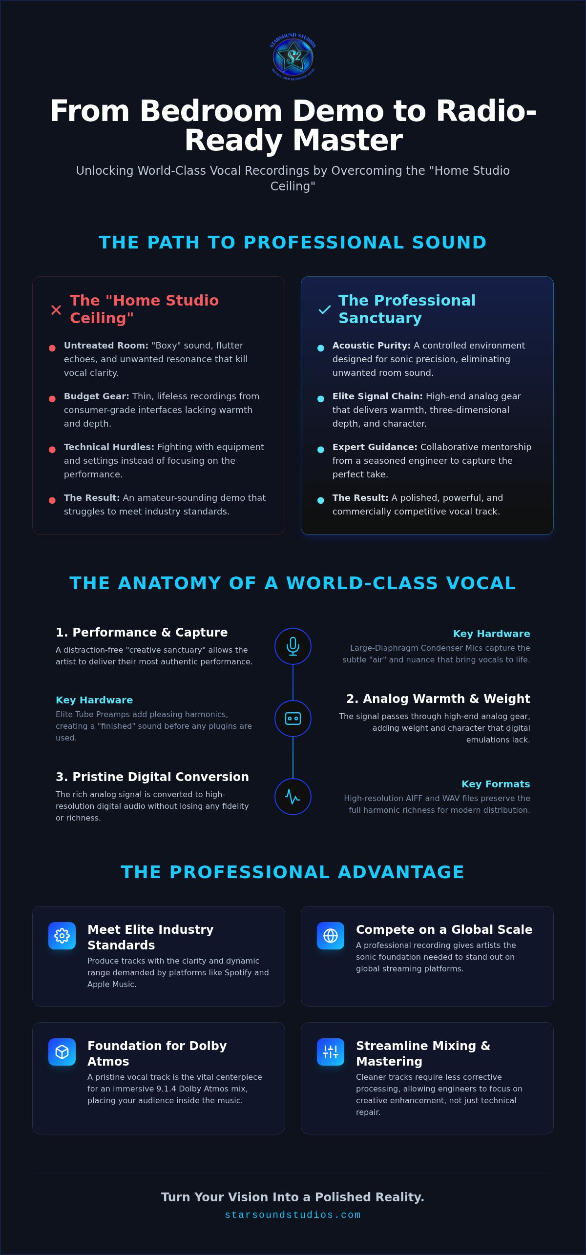Professional vocal recording Cleveland