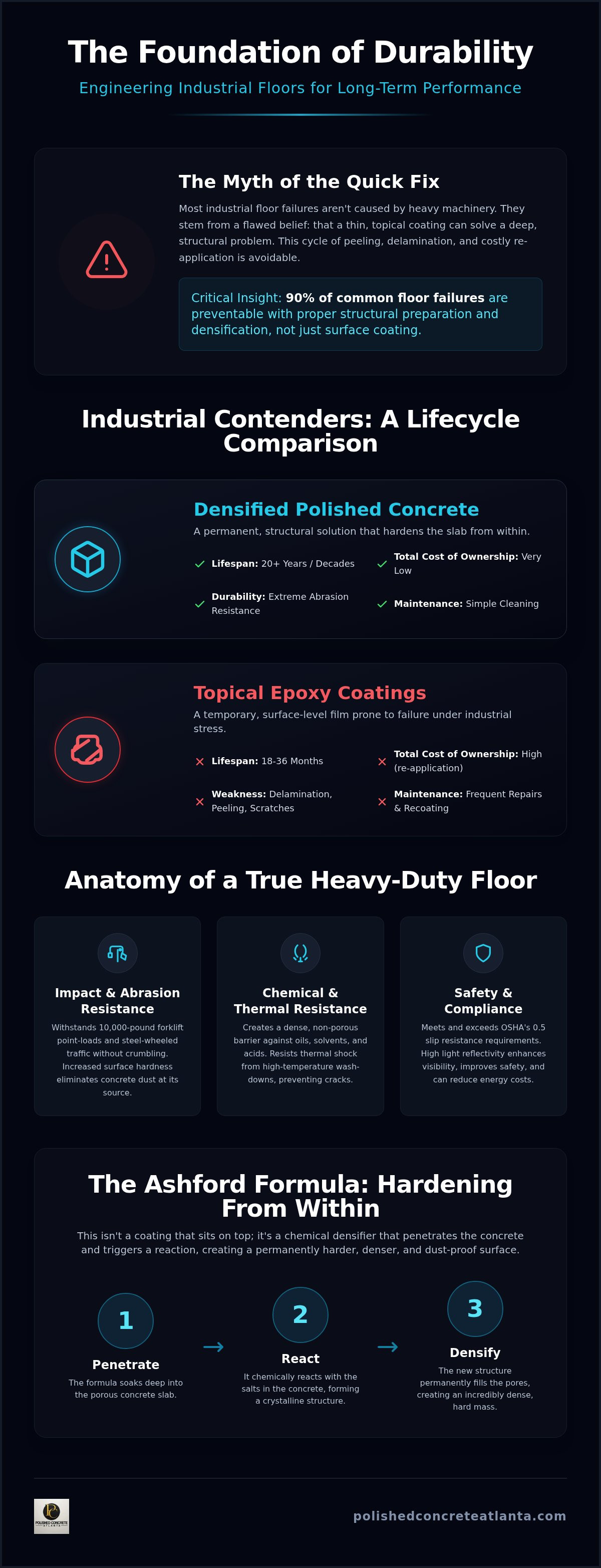 Ashford Formula for industrial concrete floors