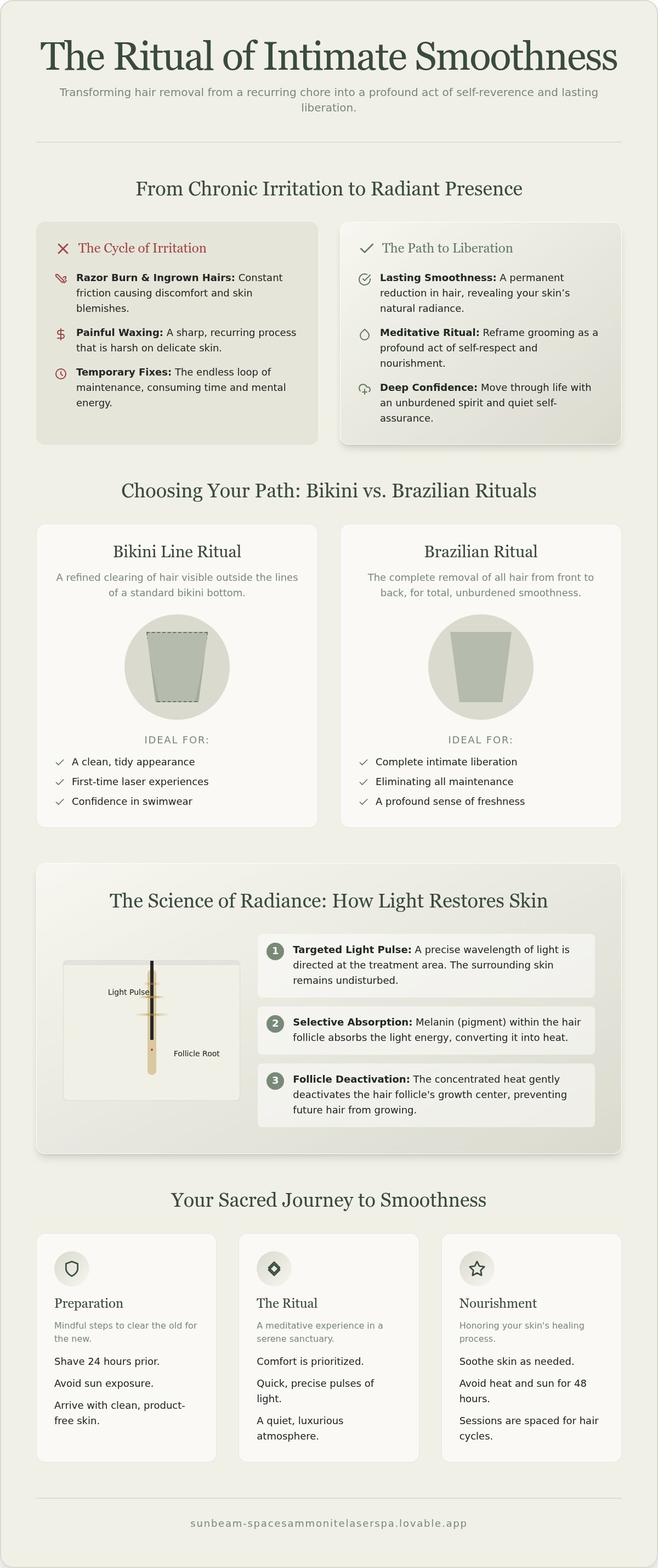 Brazilian laser hair removal