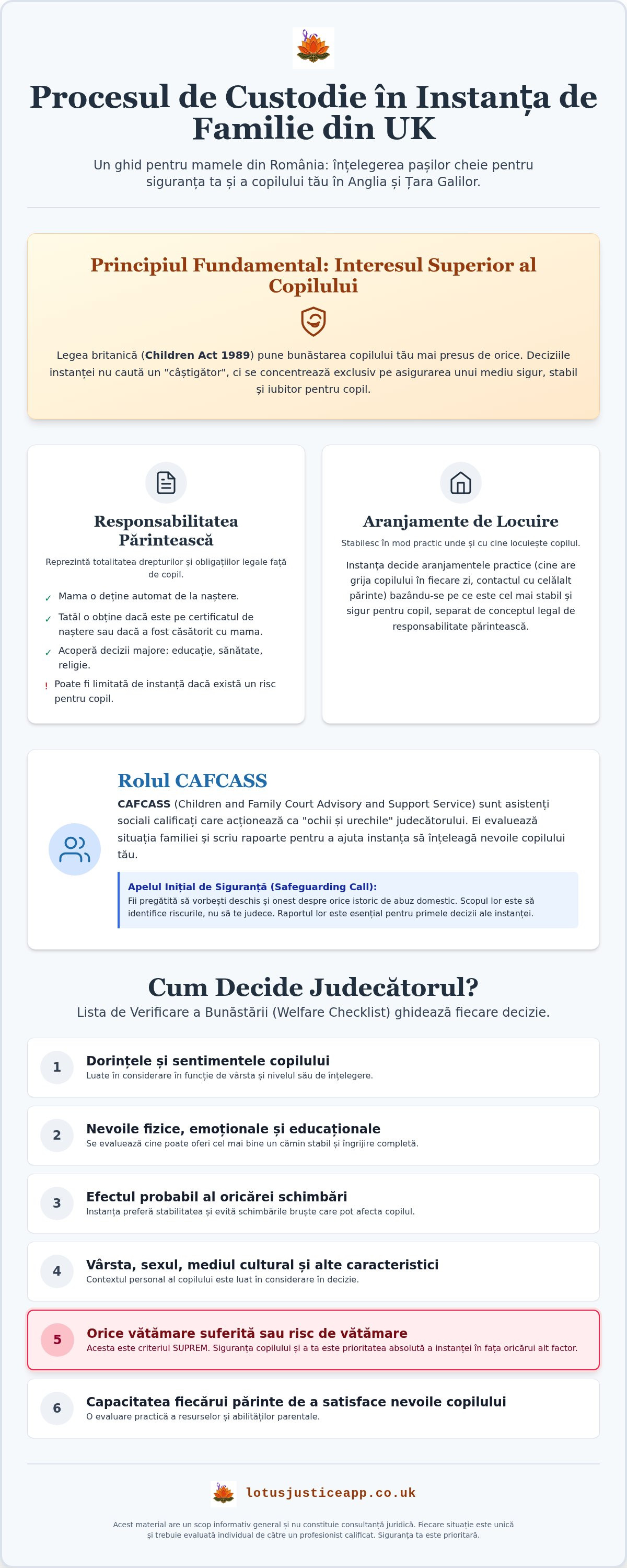 Custodie copii instanta familie UK mama romanca