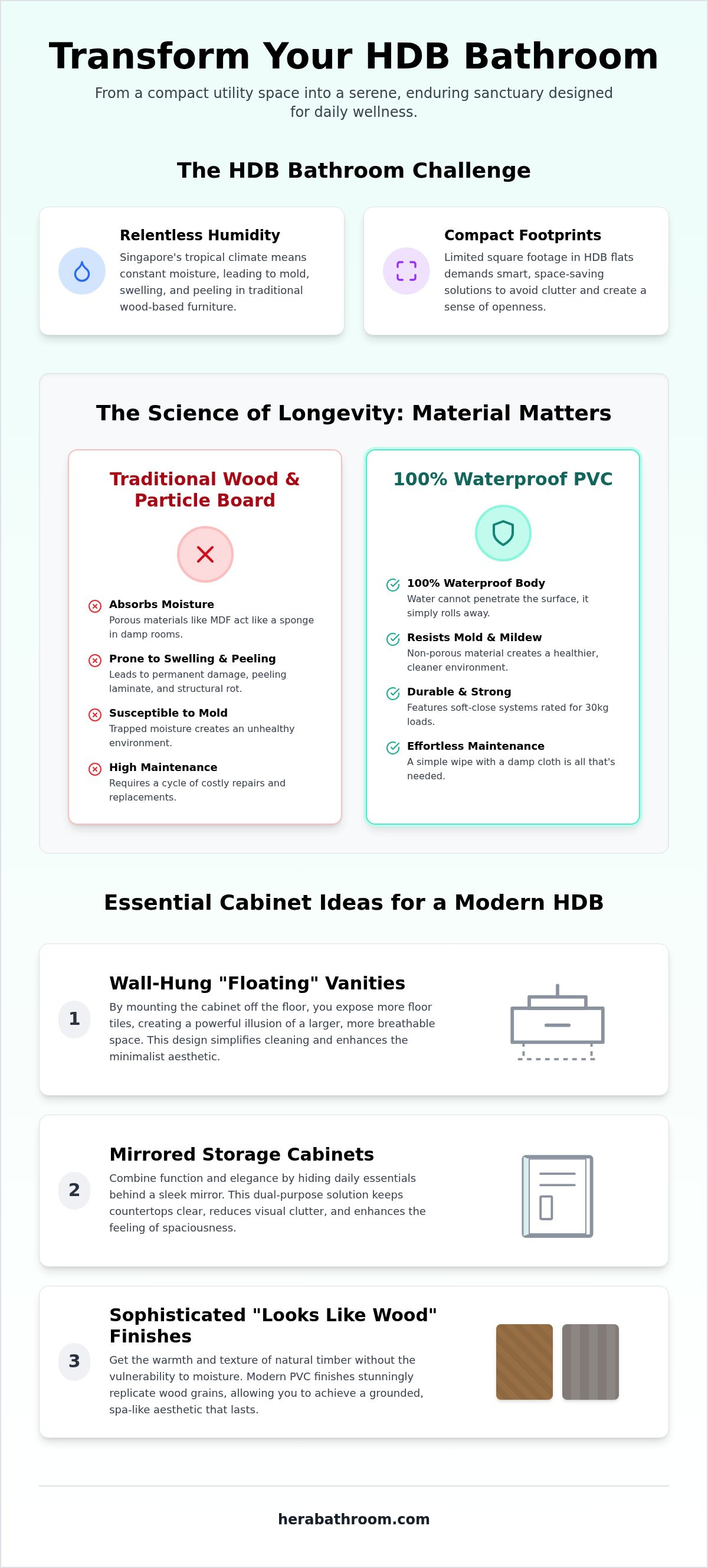 HDB toilet cabinet ideas