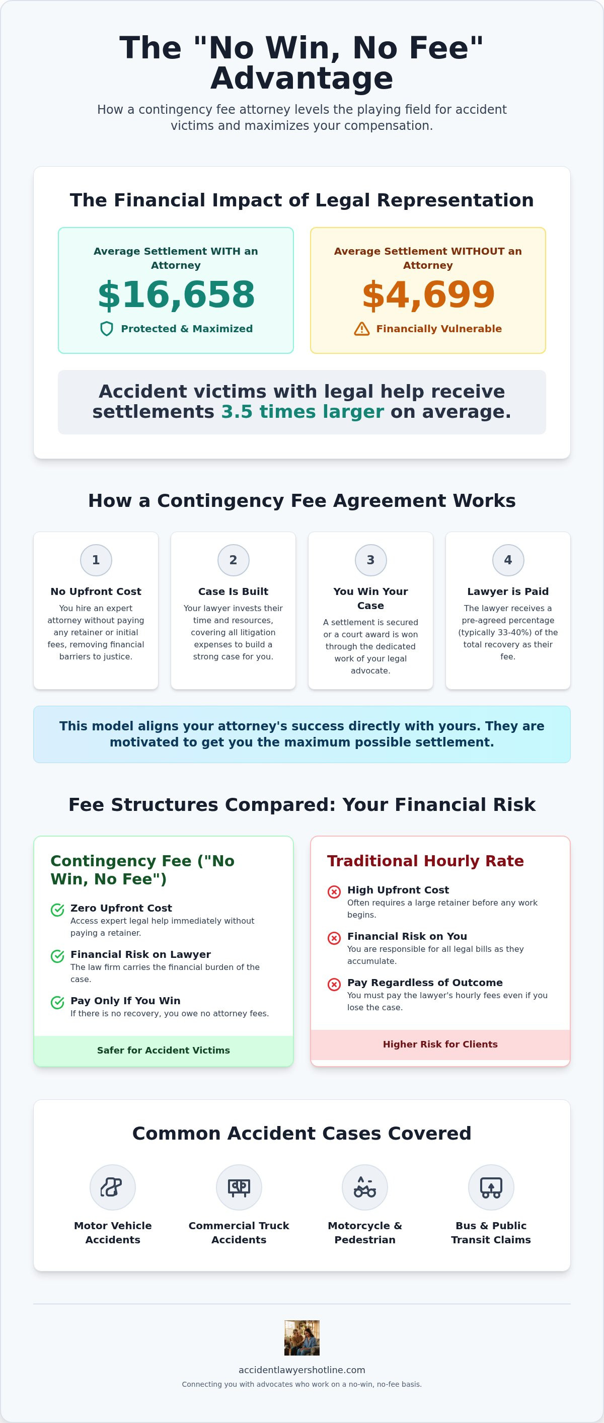 Guide to no fee unless we win your case attorney