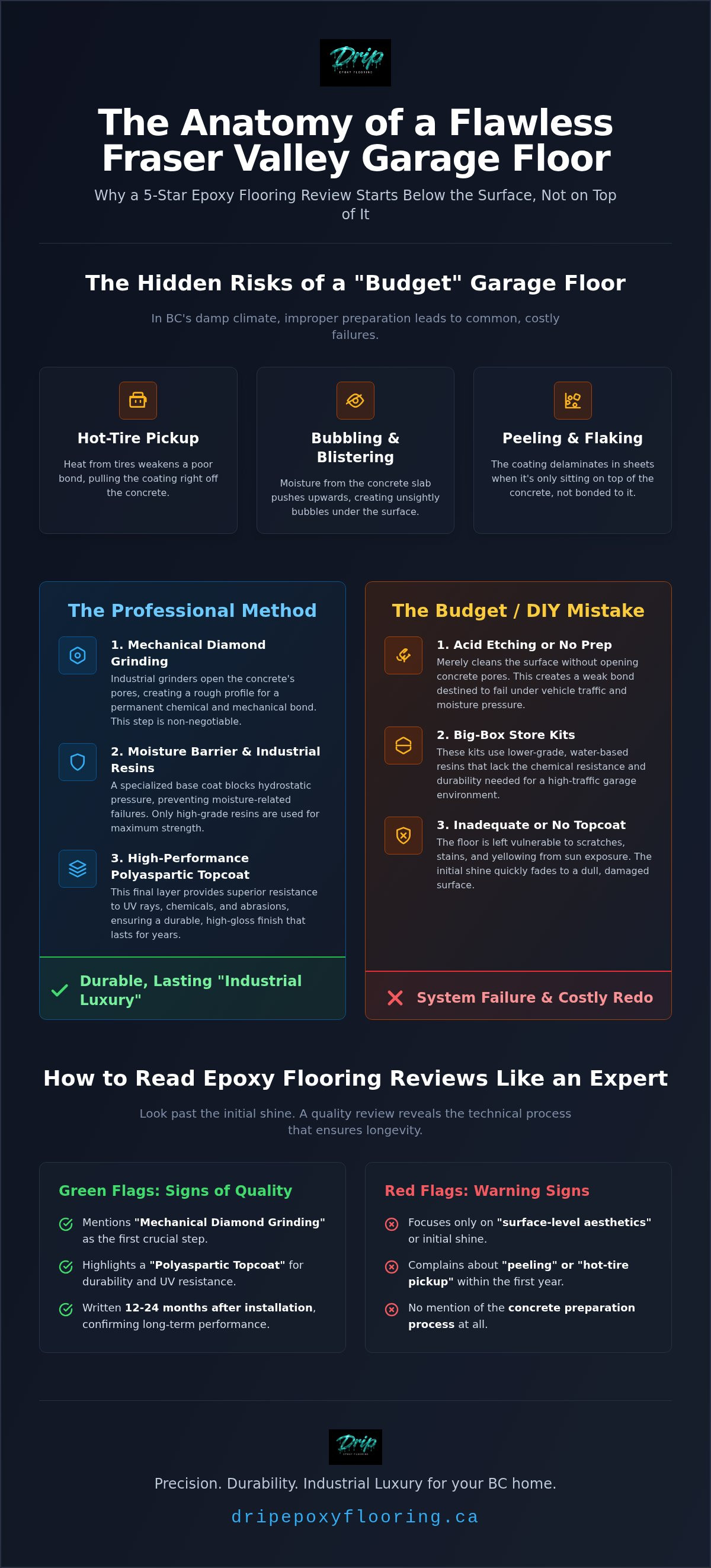 Drip epoxy flooring reviews
