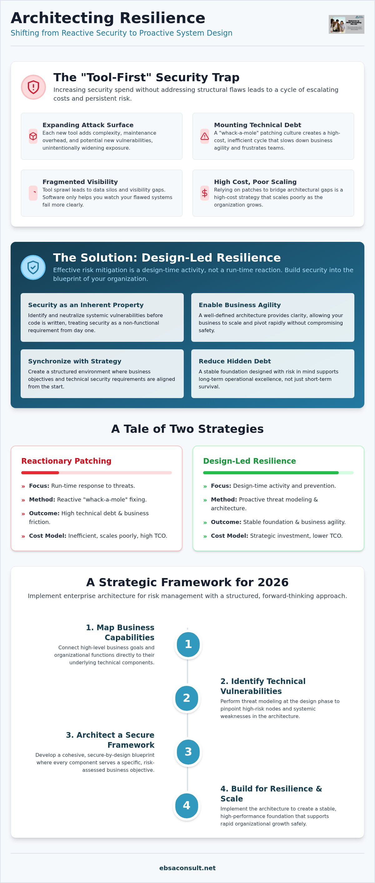 Enterprise architecture for risk management