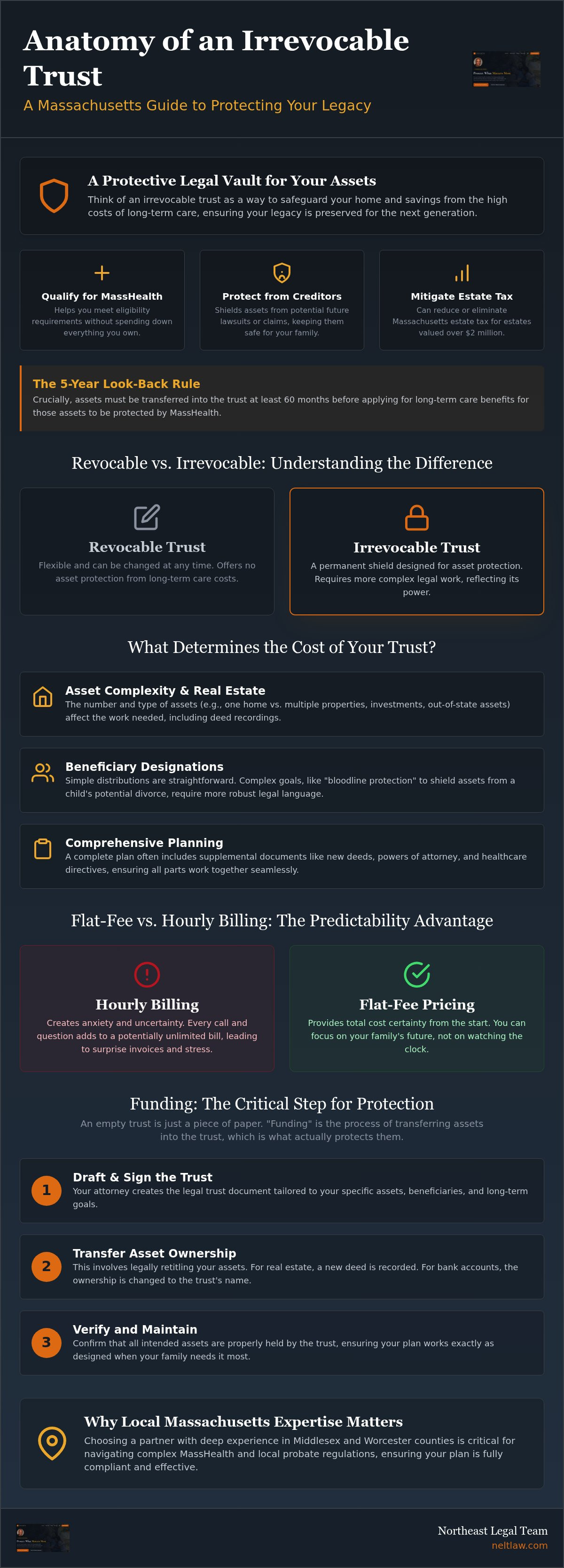 Irrevocable trust cost massachusetts