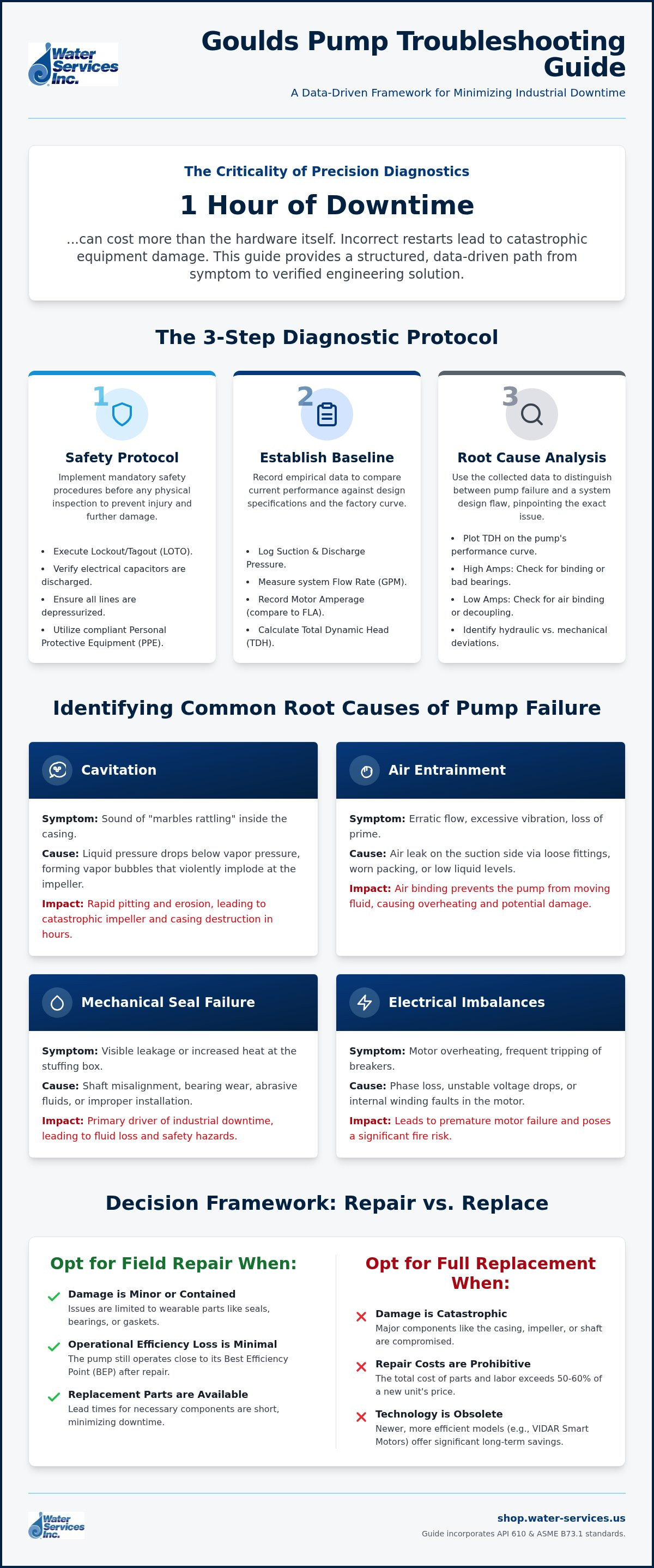 Goulds pump troubleshooting guide