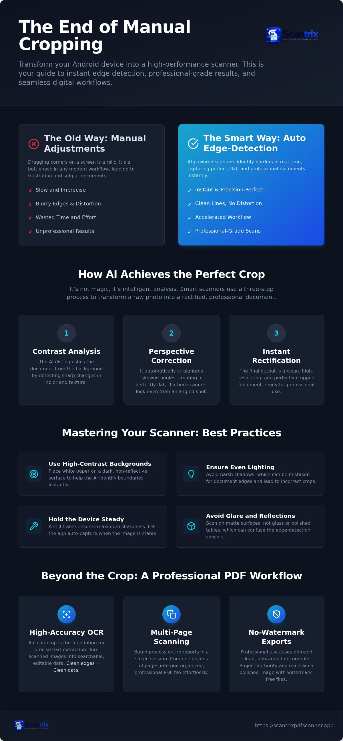 Auto crop scanner app android