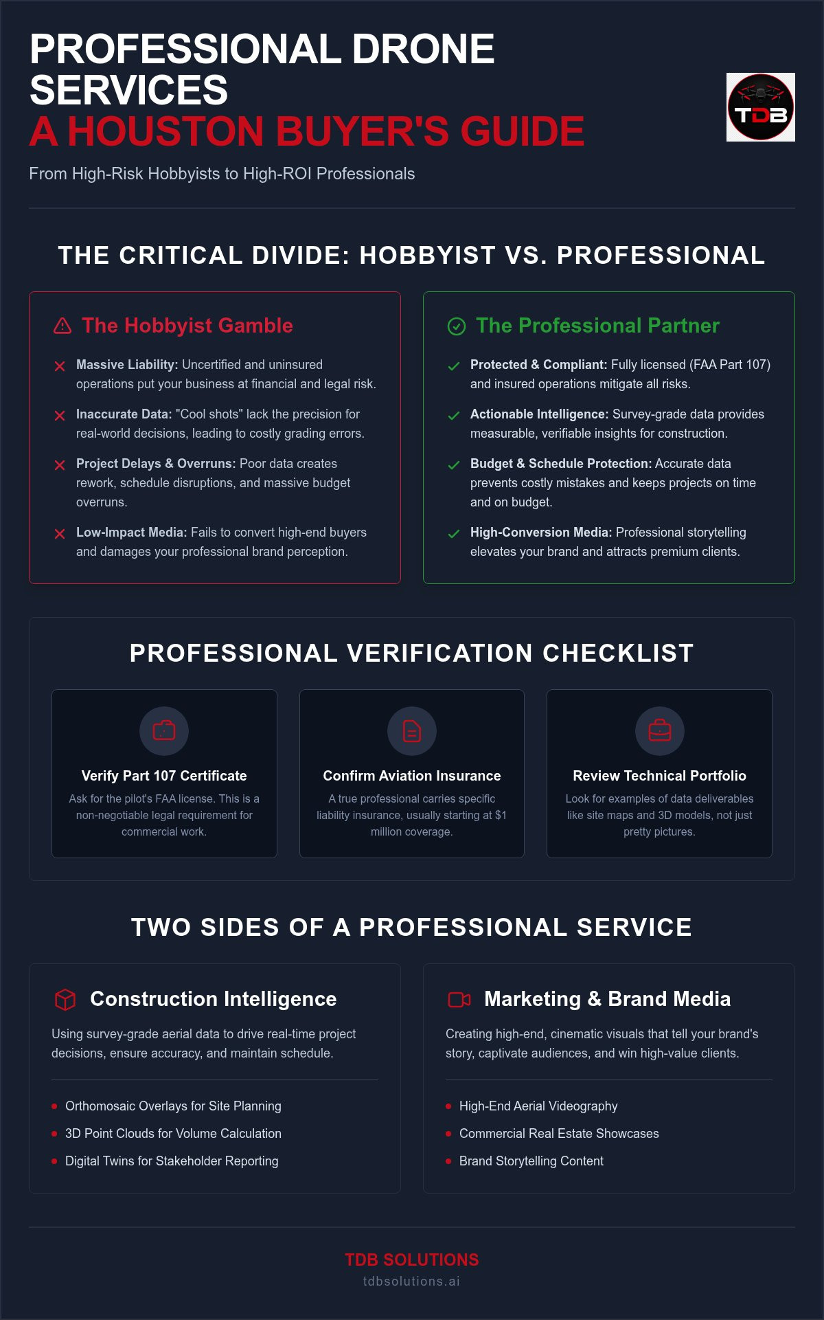 Professional drone services Greater Houston