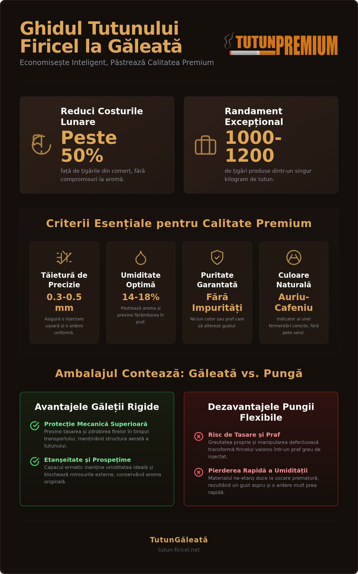 Tutun firicel la galeata