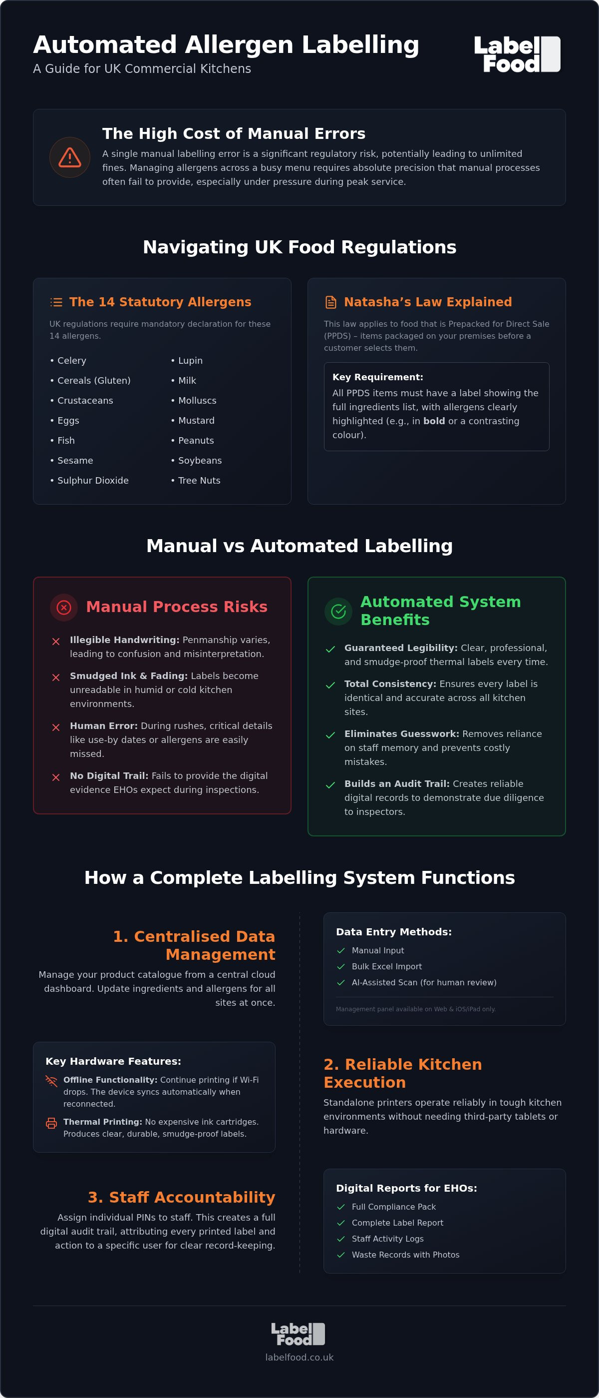 Automated allergen labeling