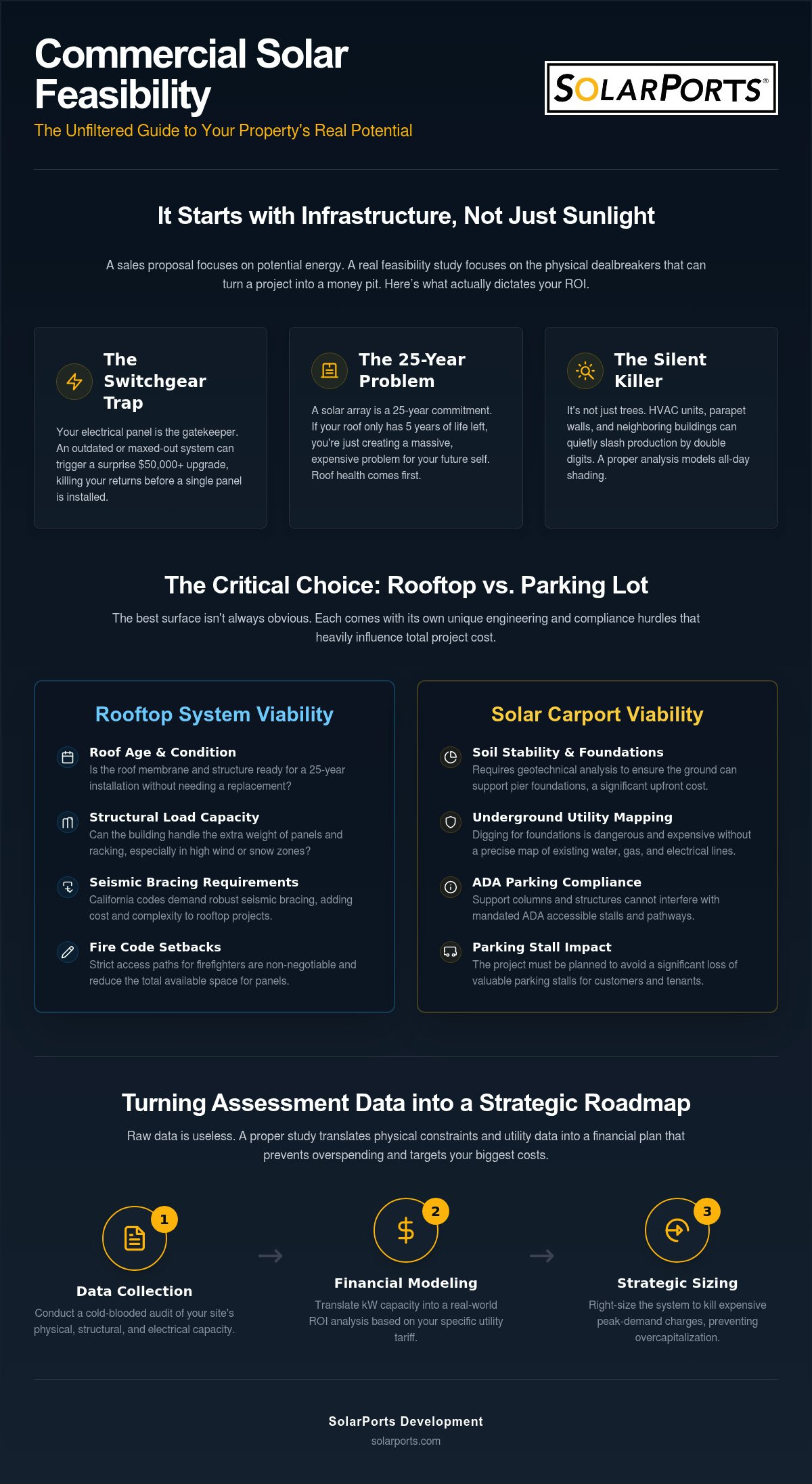 Commercial solar feasibility study California