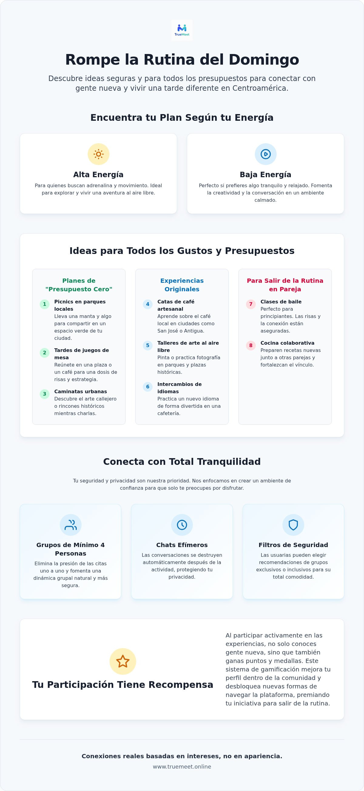 Ideas de actividades para un domingo por la tarde