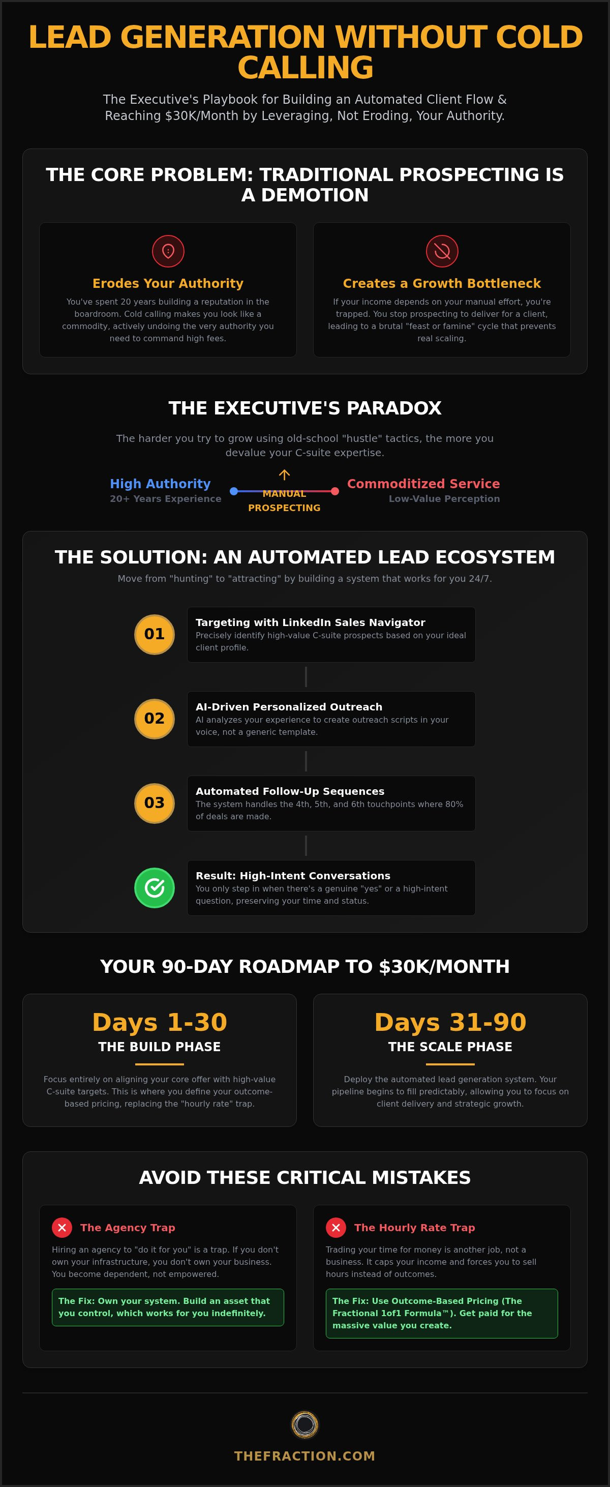 Lead generation without cold calling