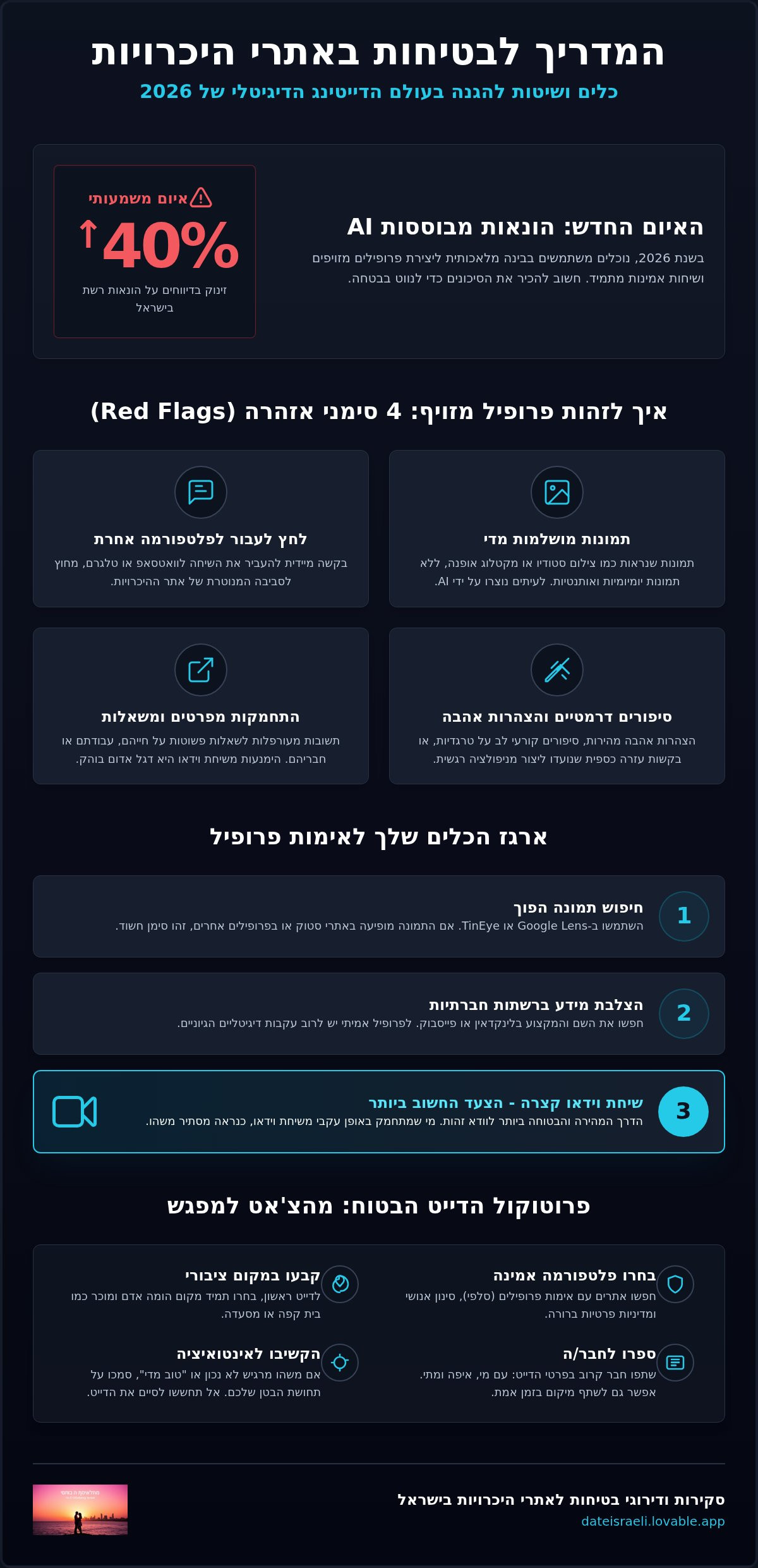 בטיחות באתרי היכרויות