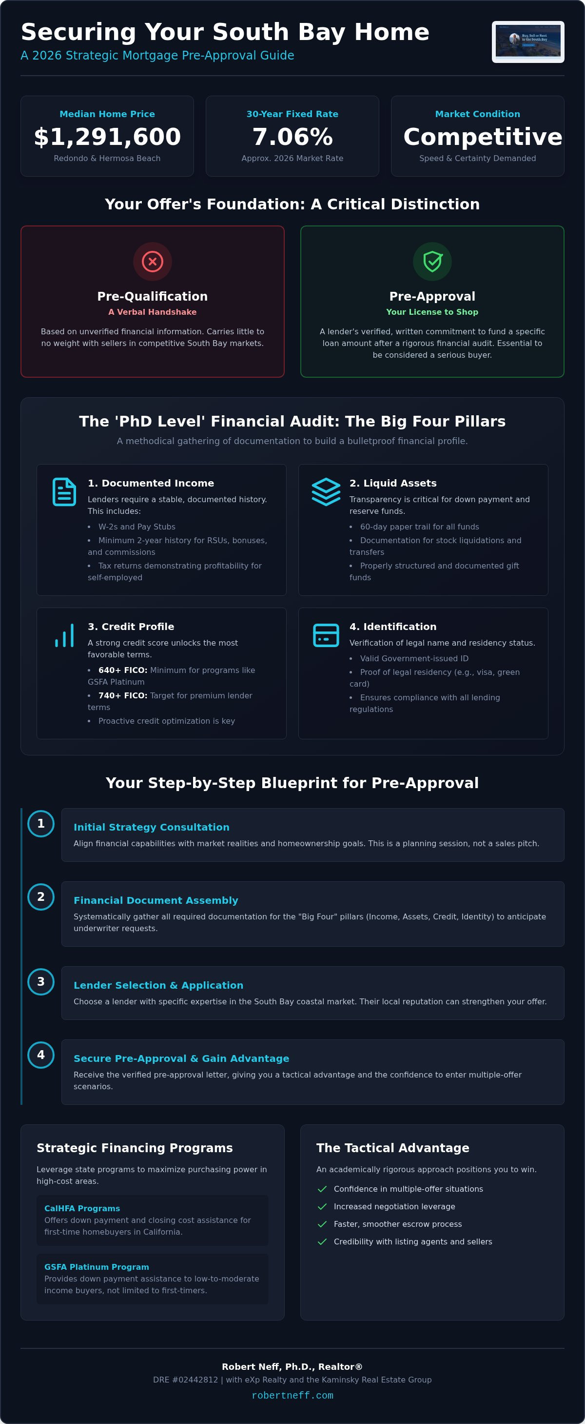 How to get pre-approved for a mortgage South Bay