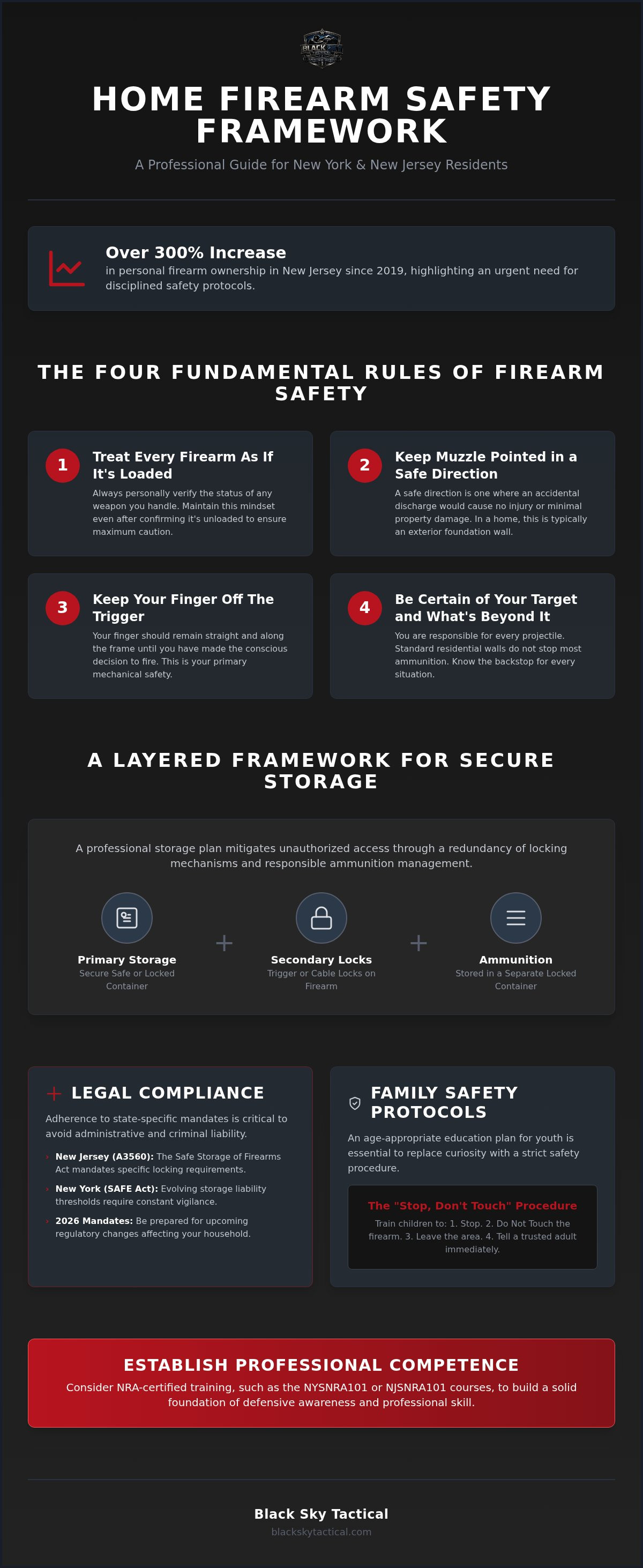 Home firearm safety rules