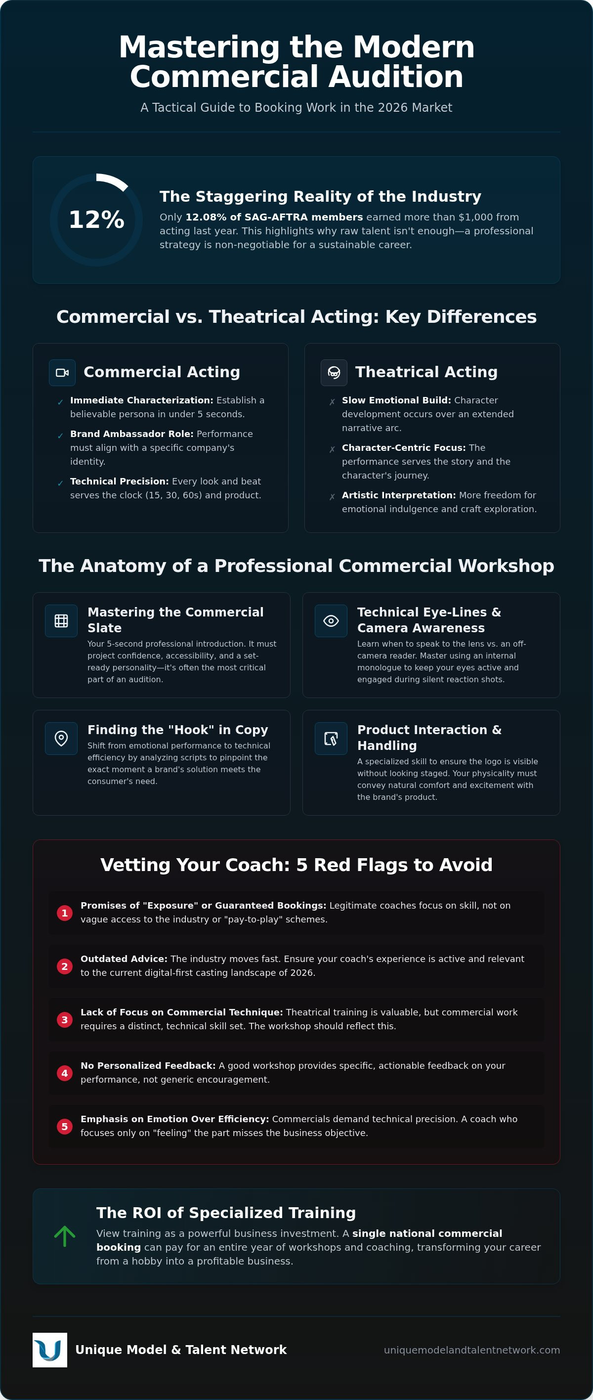 Commercial acting workshops