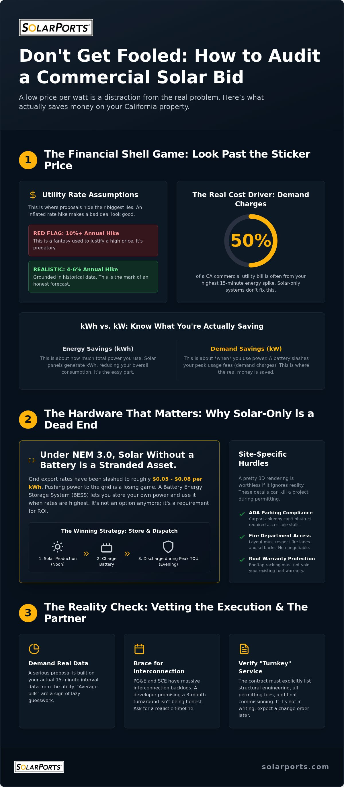 Understanding a commercial solar proposal