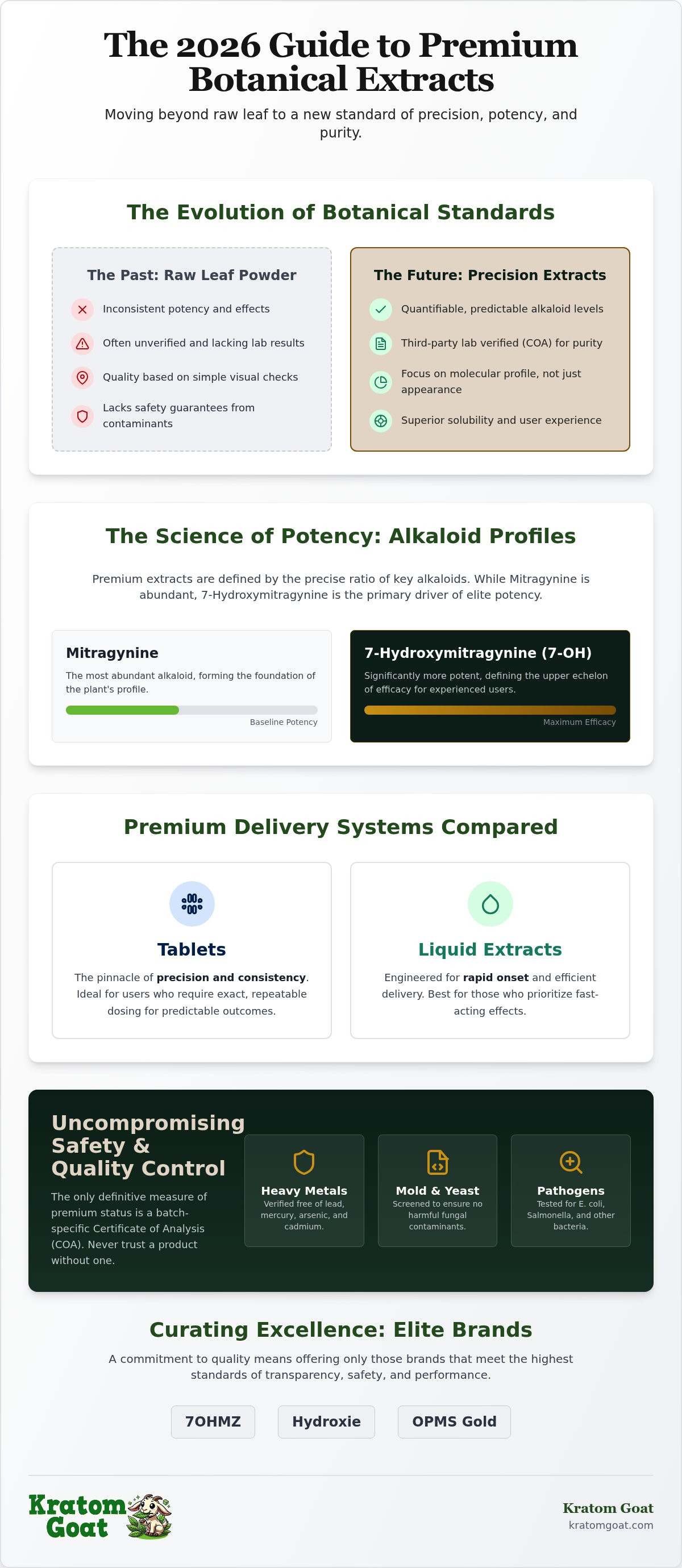 Premium kratom products