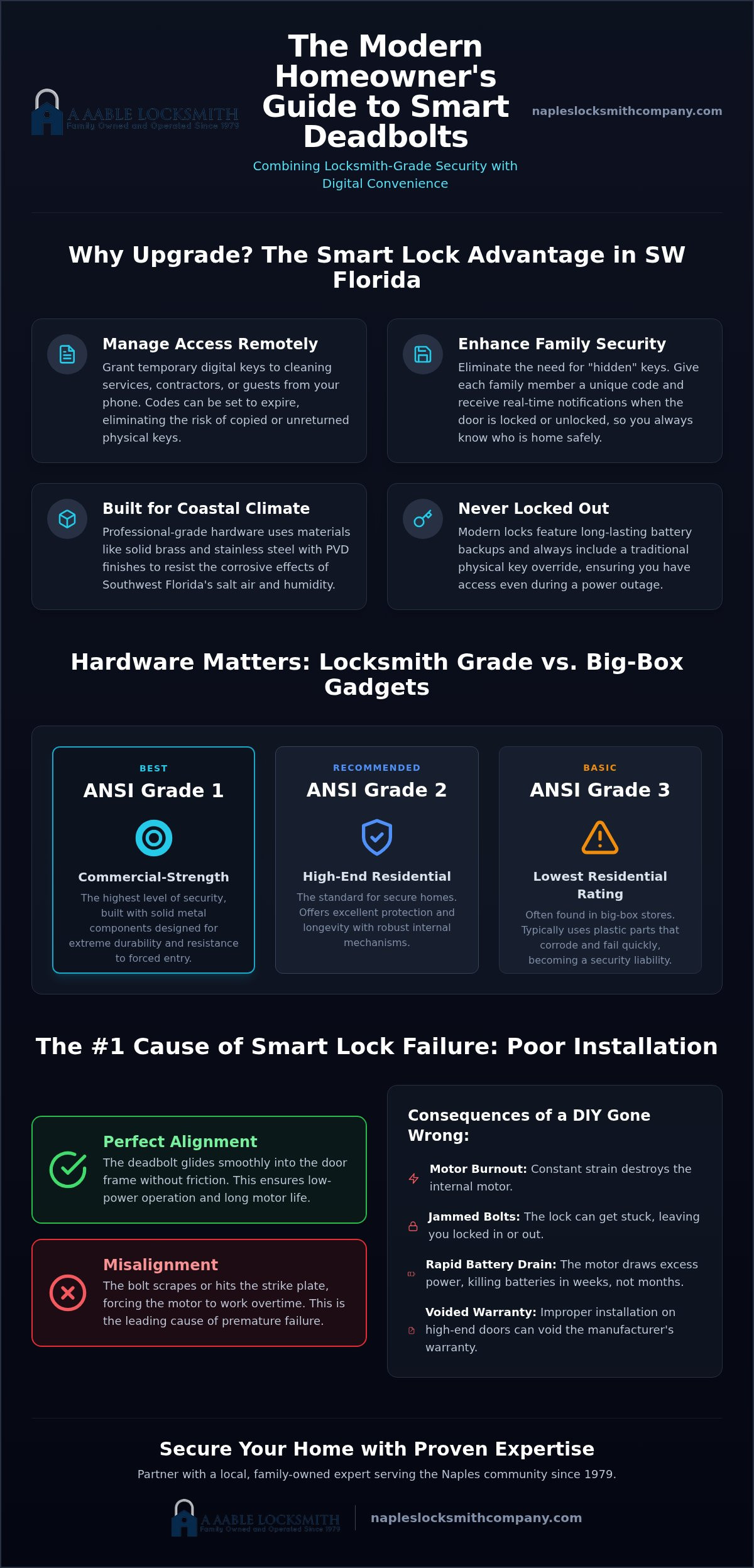 Smart deadbolt installation naples