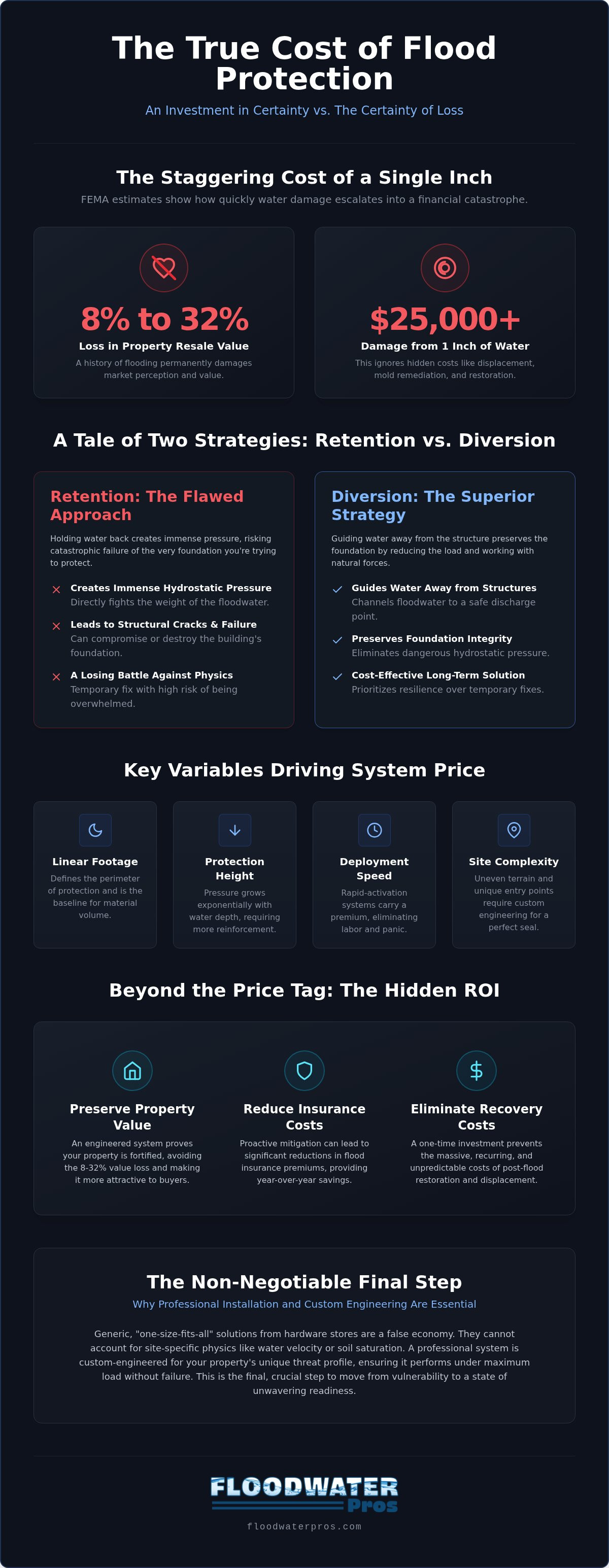 Flood protection system price