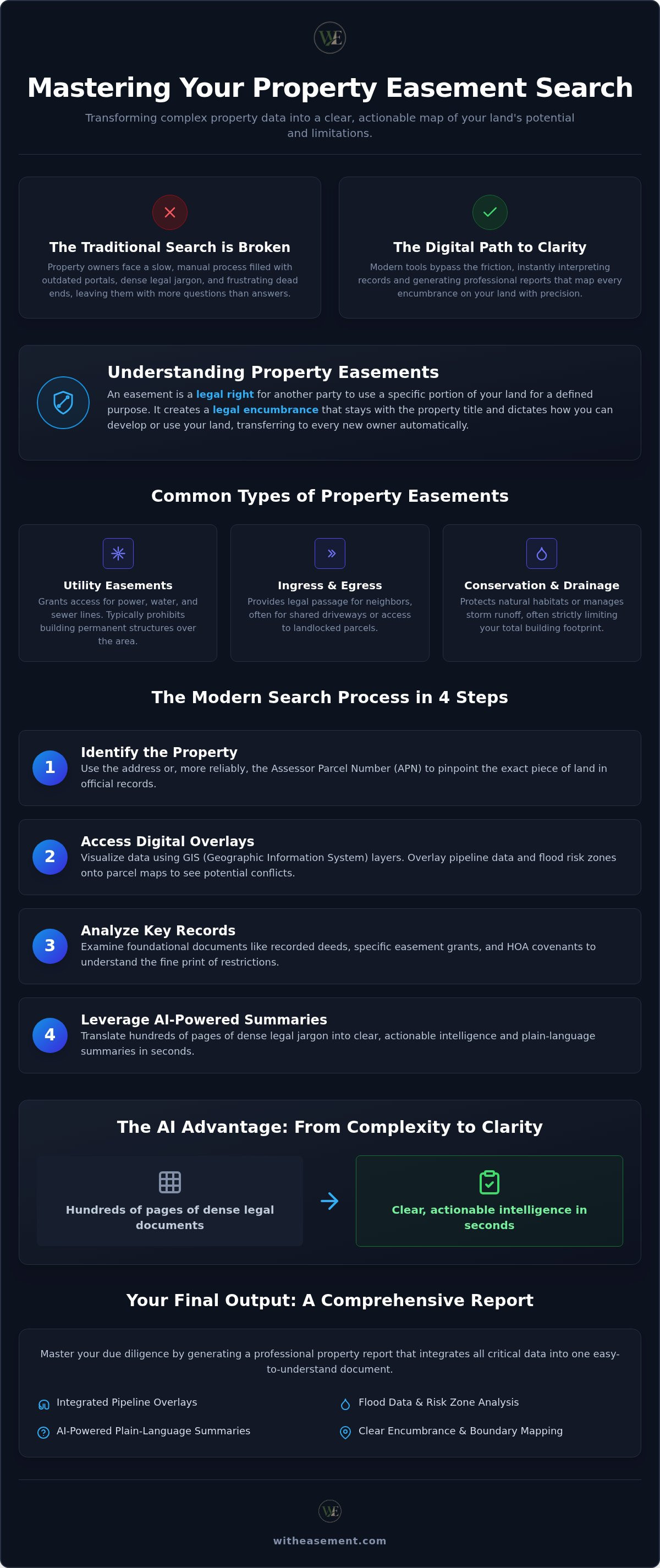 San Diego property easement search online