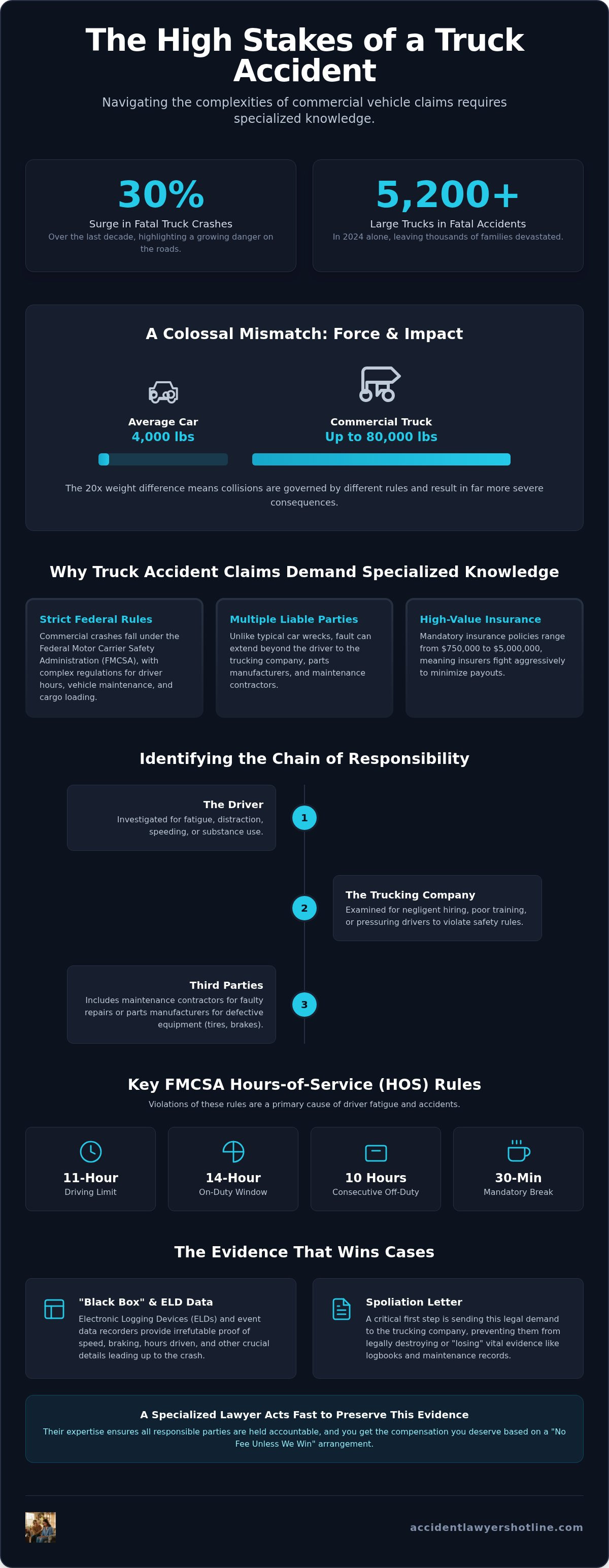 Truck Accident Lawyer: Navigating Complex Liability and Claims in 2026