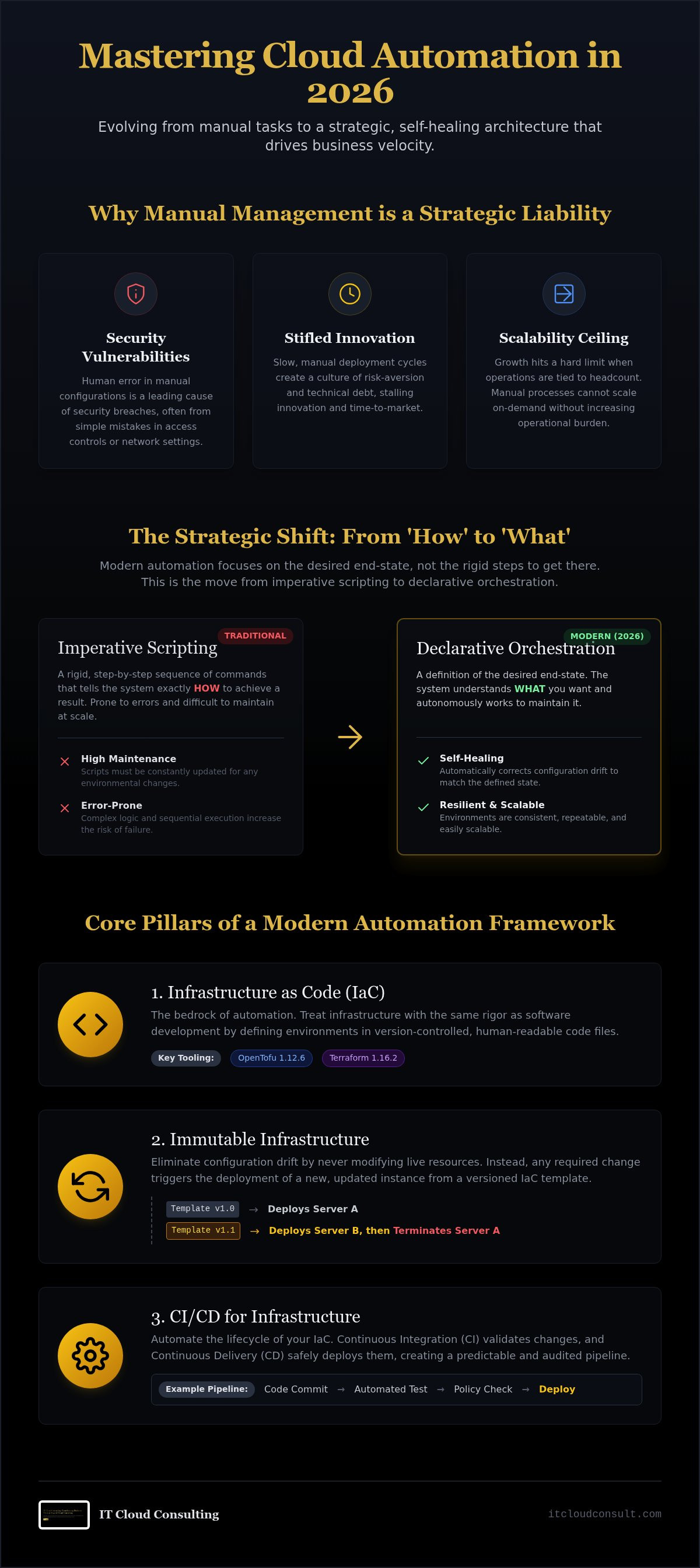 Cloud infrastructure automation
