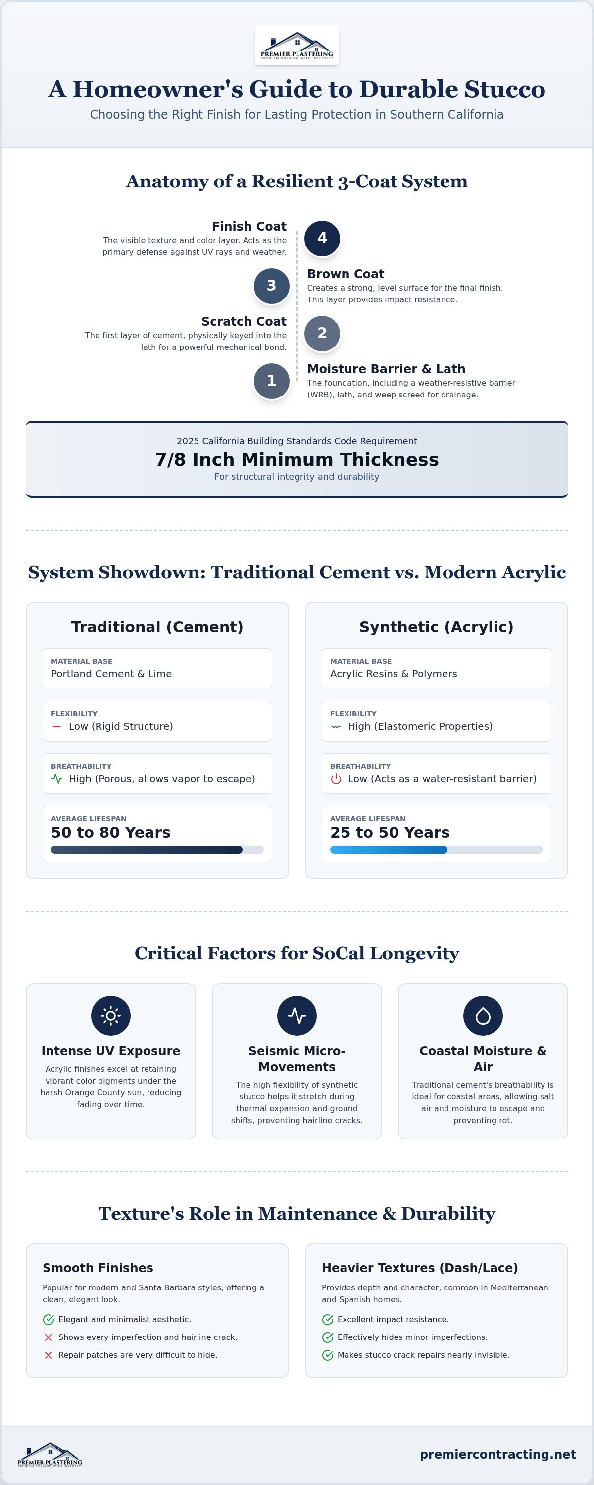 Durable stucco finish
