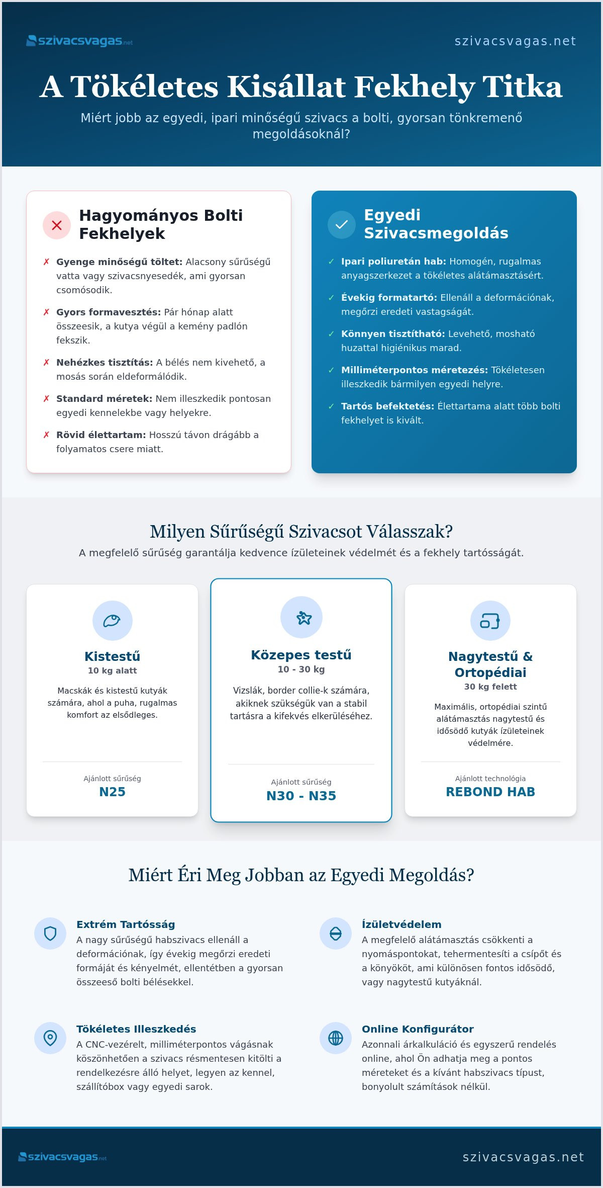 Kisállat fekhely szivacs